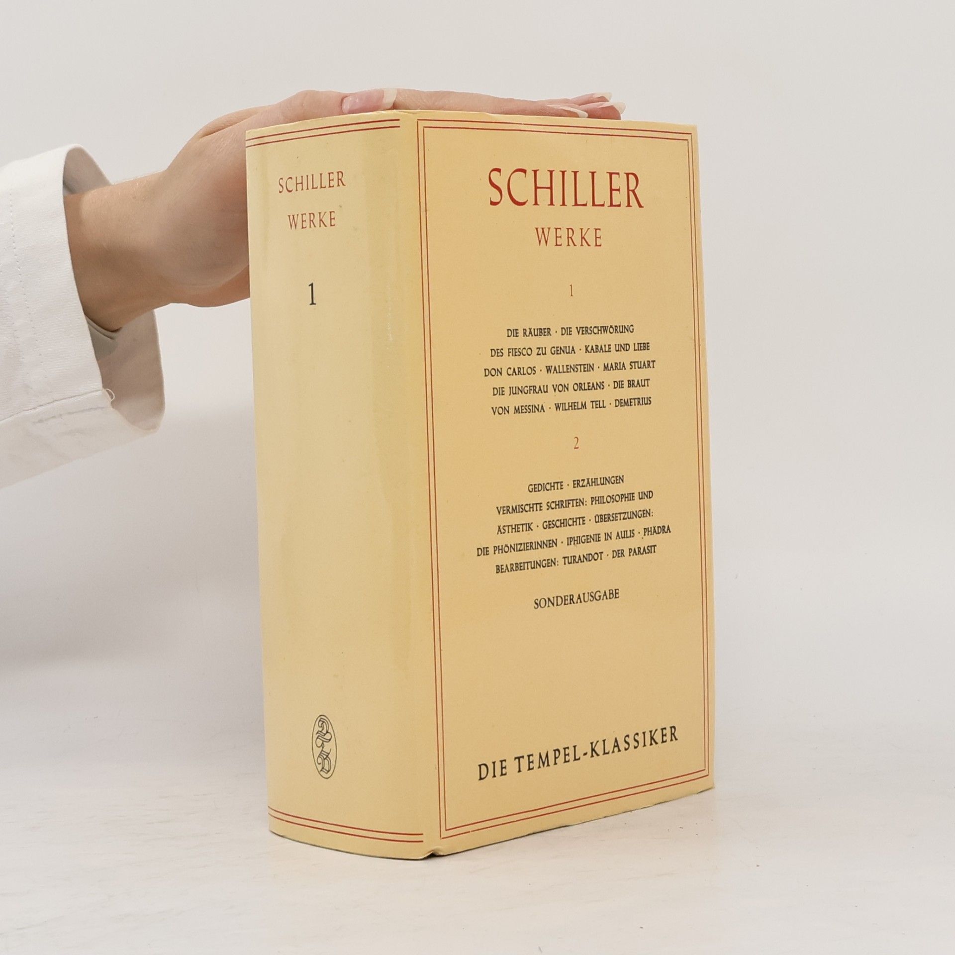 Friedrich Schiller Werke 1