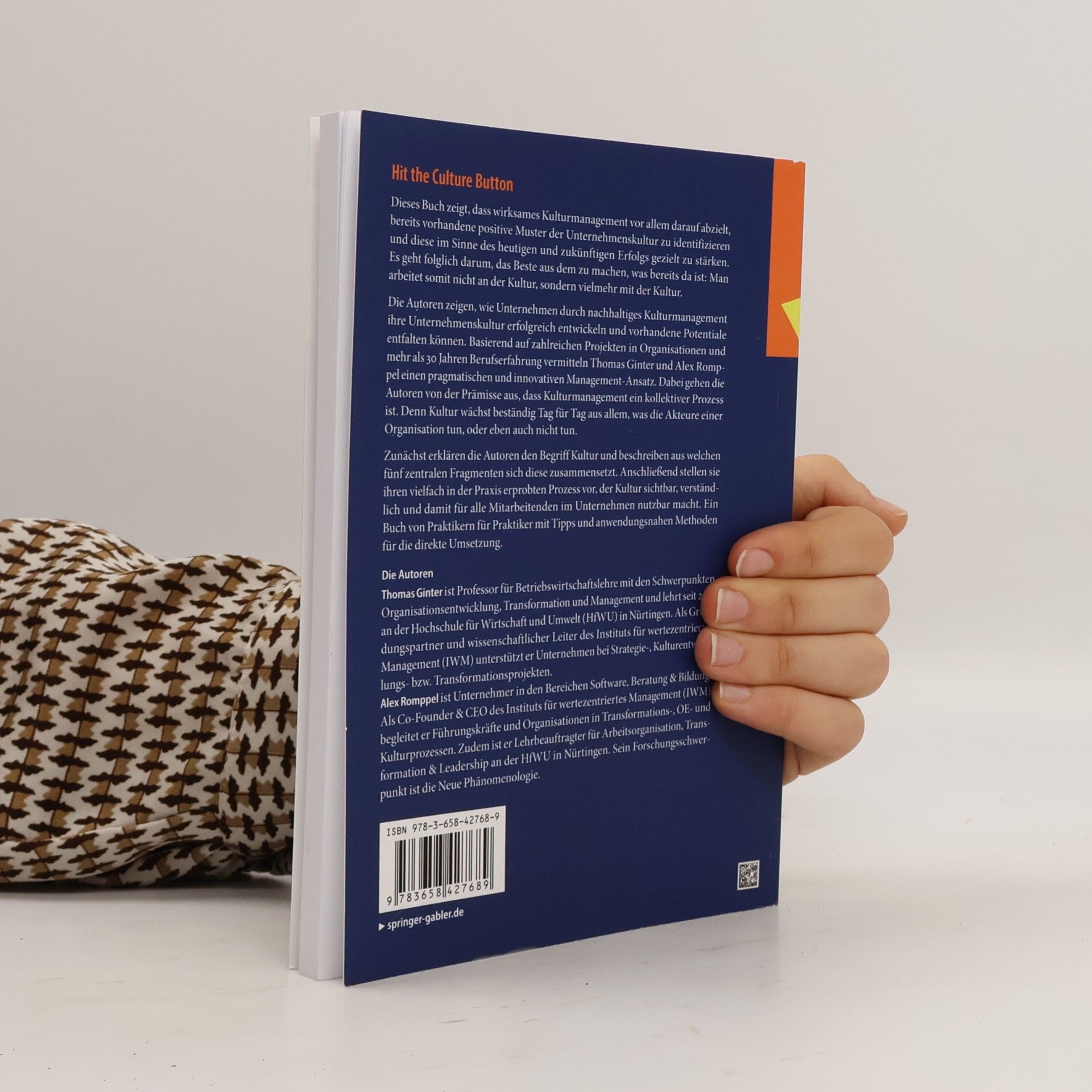 Thomas Ginter Hit the Culture Button: Unternehmenskultur erfolgreich entwickeln - Potentiale wirksam entfalten