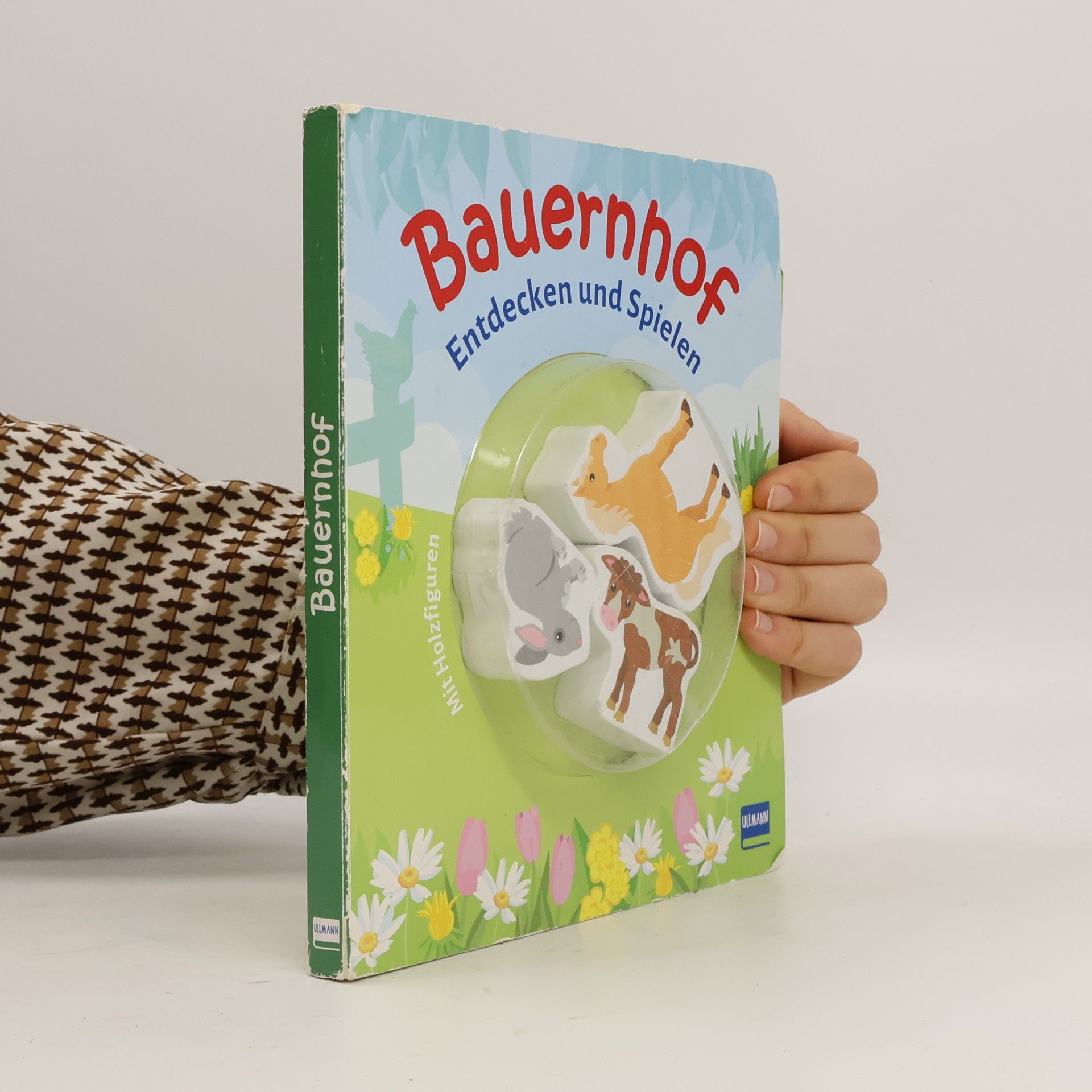 Werner Färber Bauernhof (Pappbilderbuch + 3 Holzfiguren)