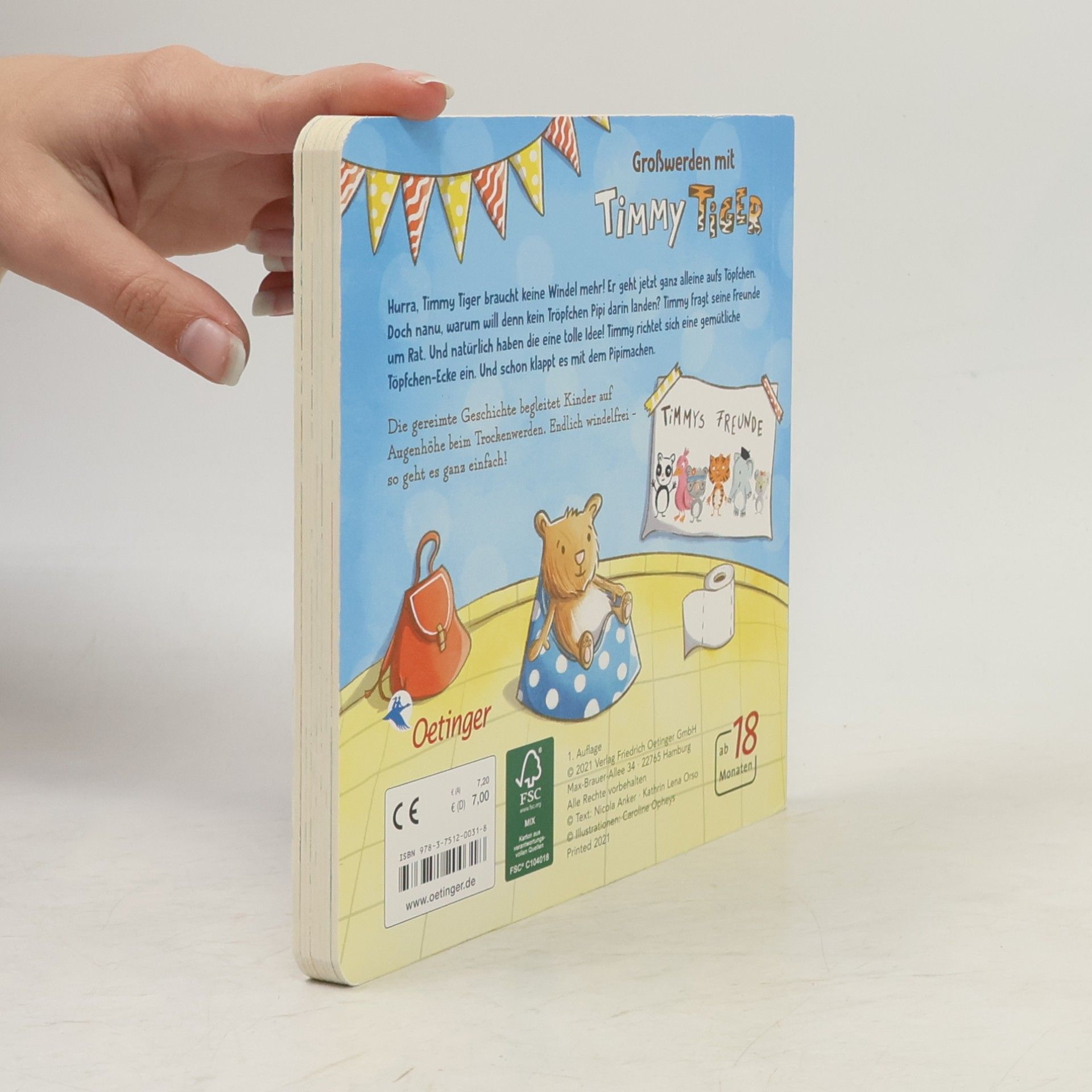 Nicola Anker Timmy Tiger. Ich geh schon aufs Töpfchen!