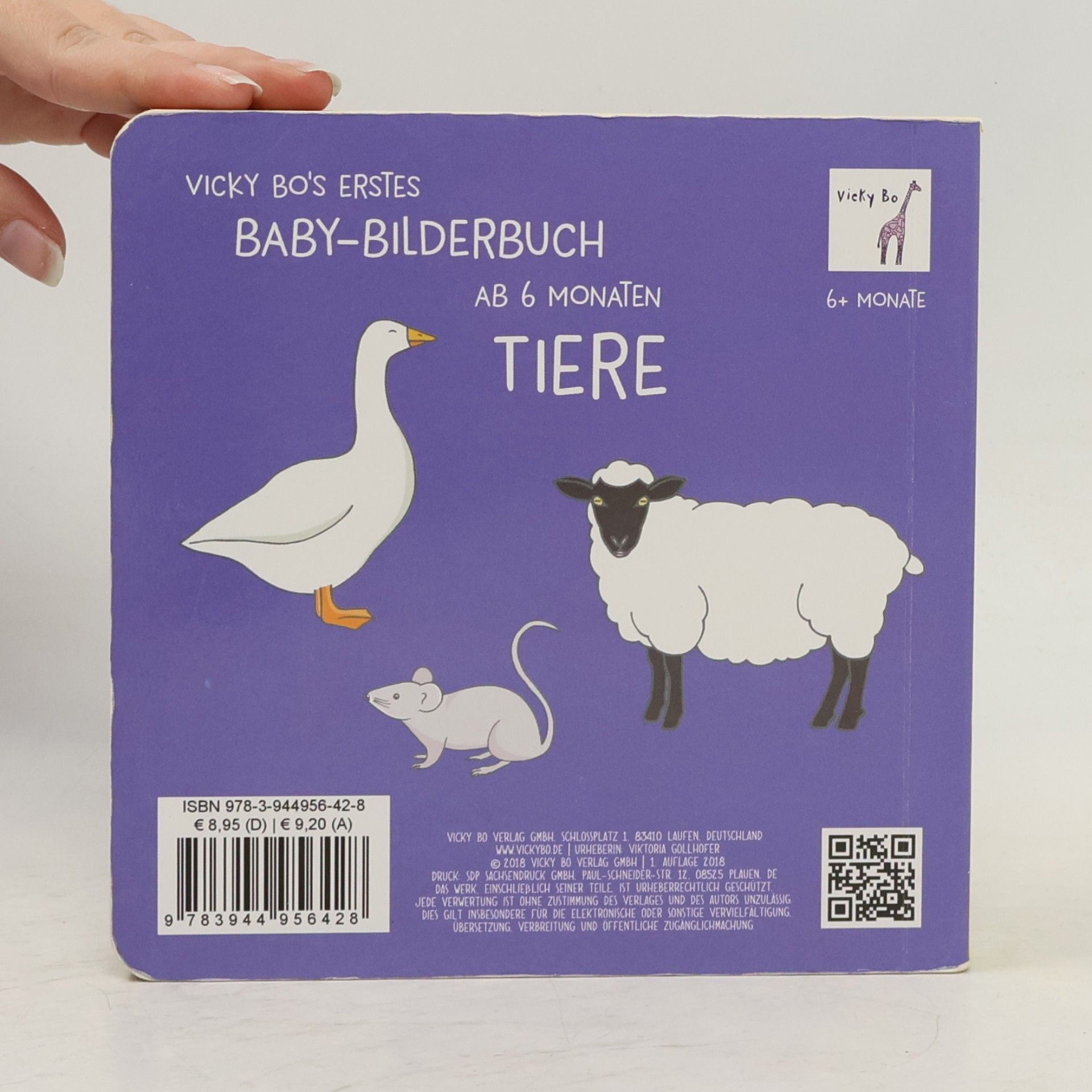Vicky Bo Vicky Bo's erstes Baby-Bilderbuch ab 6 Monaten Tiere