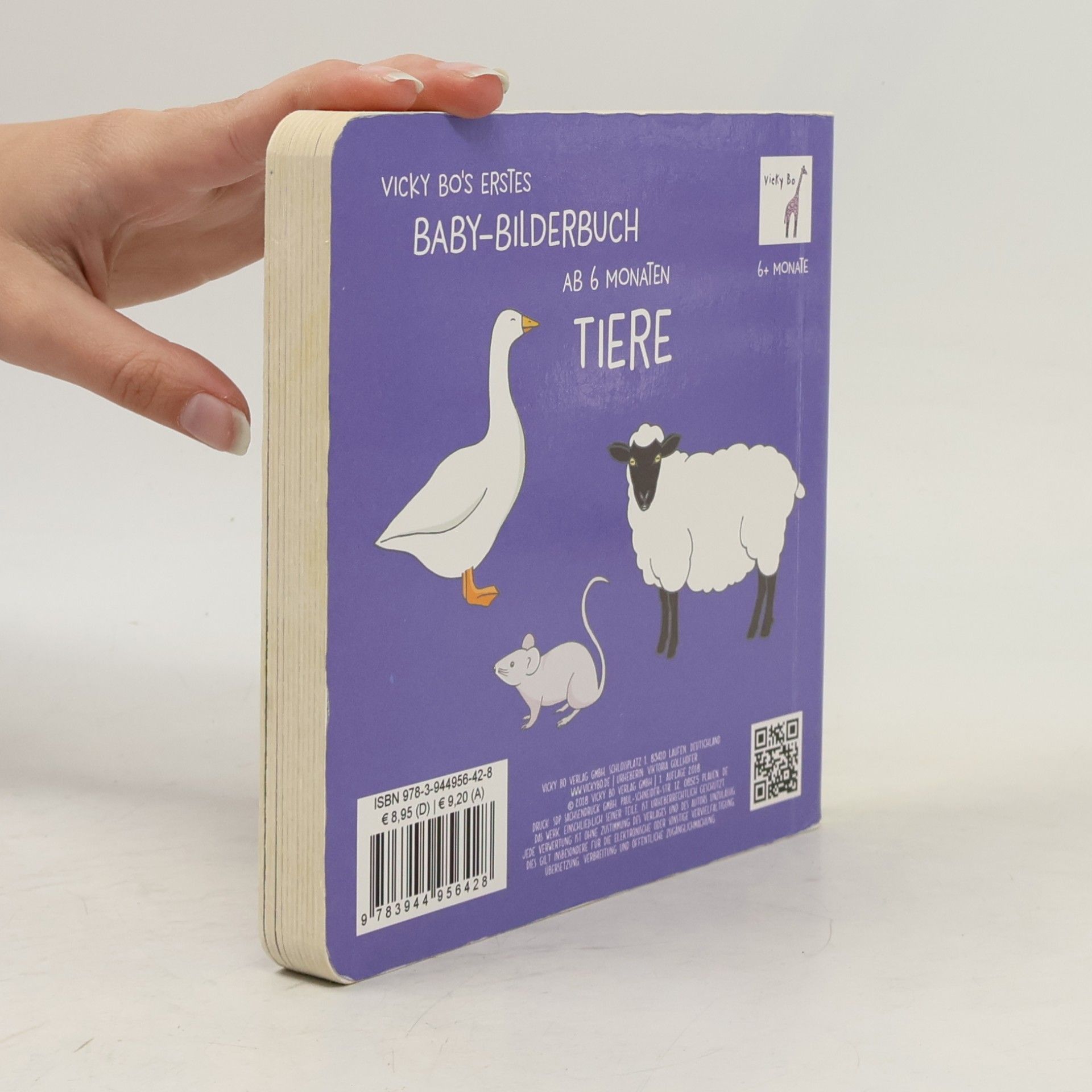 Vicky Bo Vicky Bo's erstes Baby-Bilderbuch ab 6 Monaten Tiere