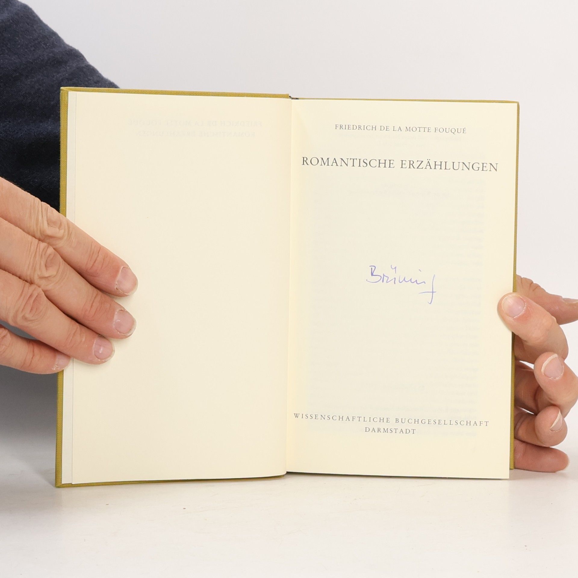 Friedrich de la Motte Fouqué Romantische Erzählungen