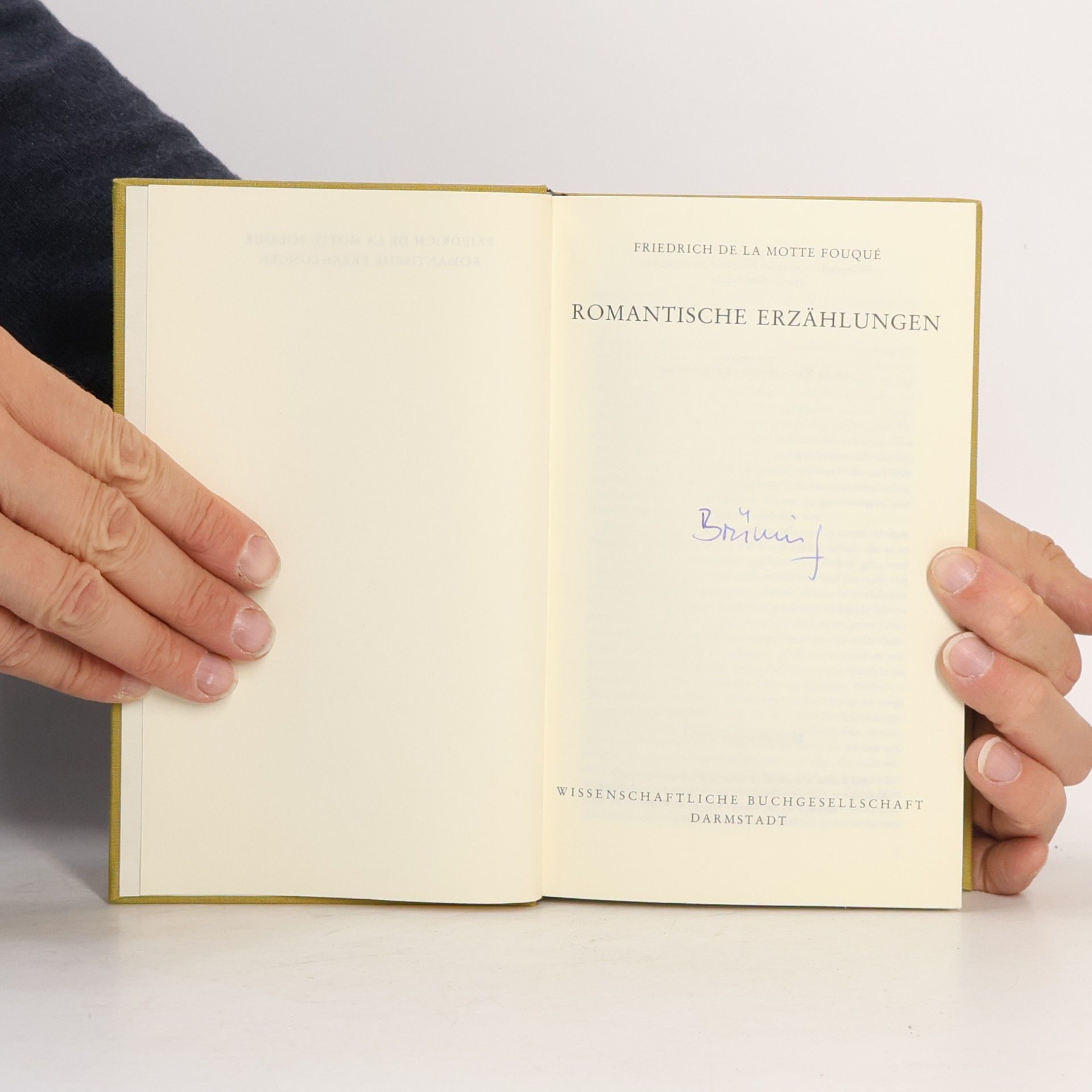 Friedrich de la Motte Fouqué Romantische Erzählungen