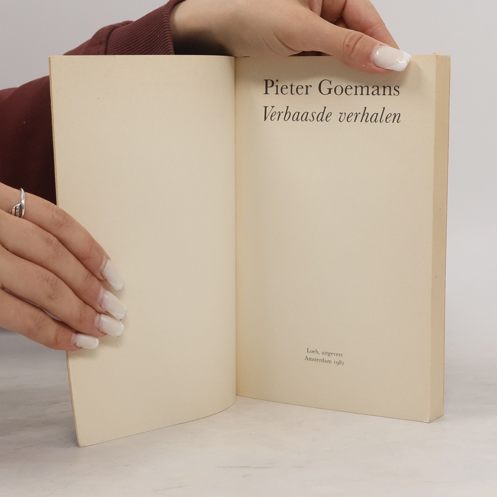 Pieter Goemans Verbaasde verhalen