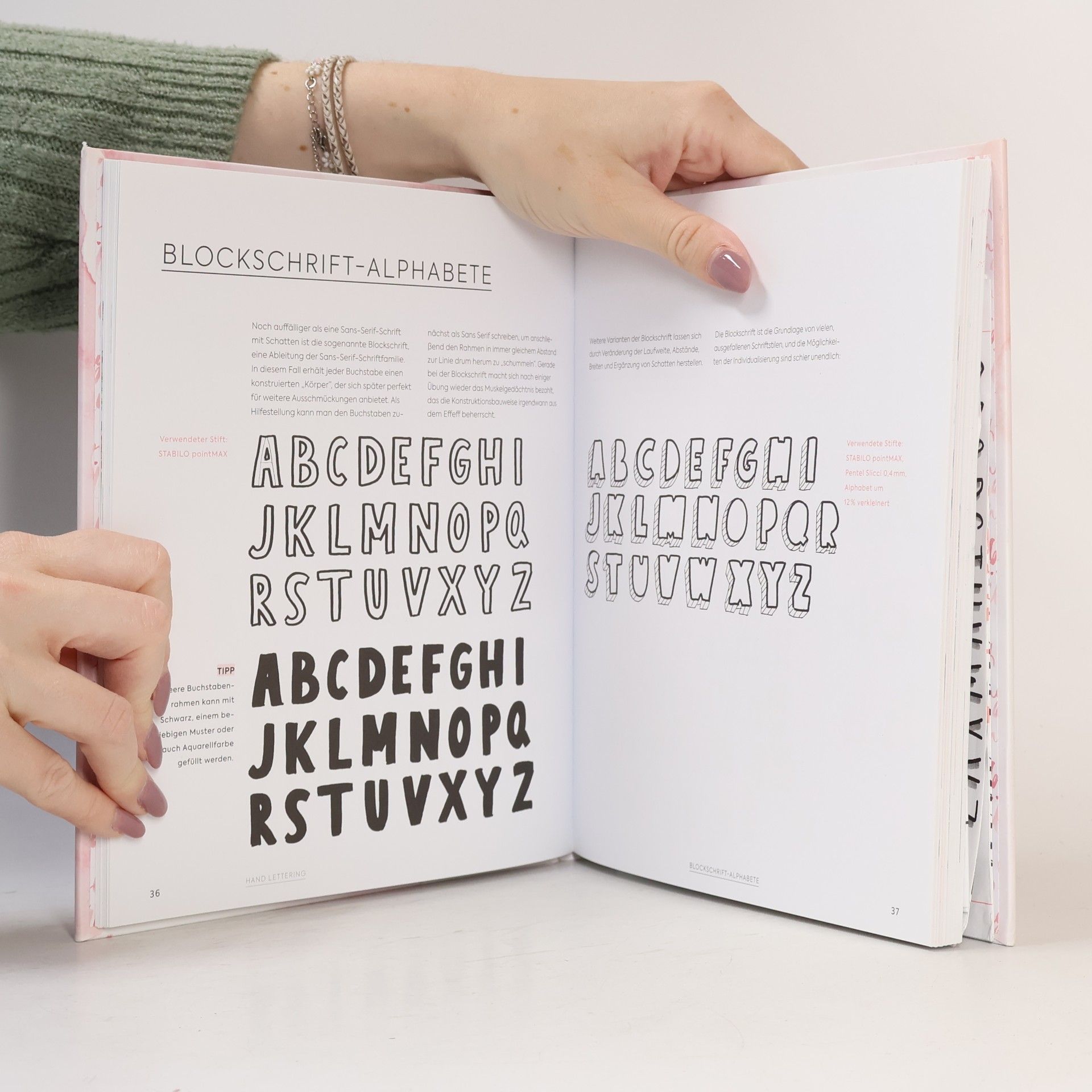 Tanja Cappell Hand Lettering Alphabete. Schritt für schritt zur eigenen Schönschrift
