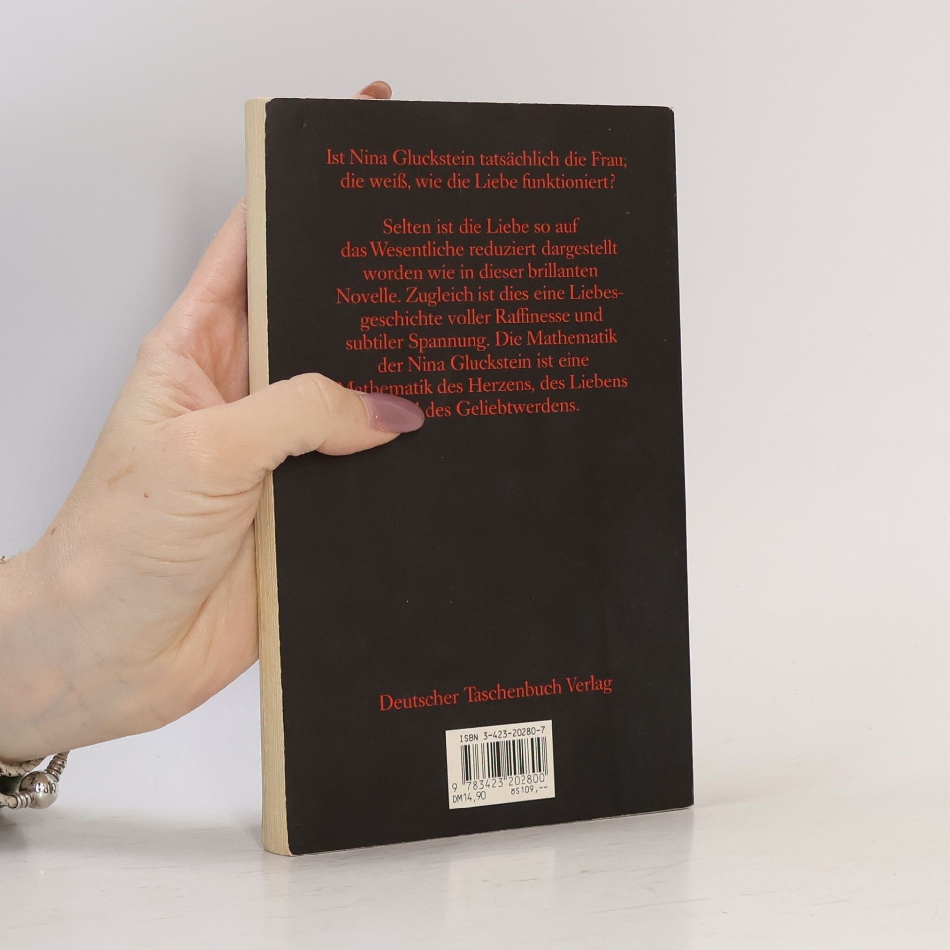 Vilar Esther Die Mathematik der Nina Gluckstein