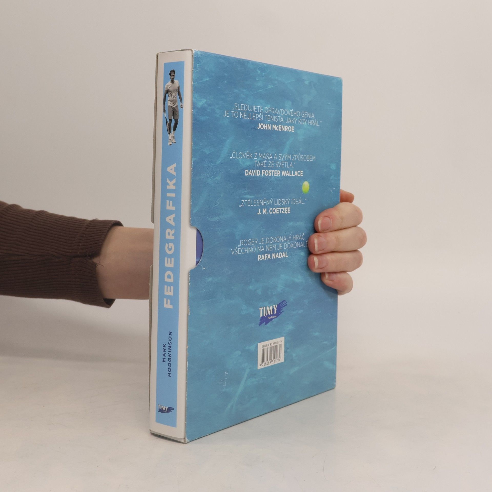 Mark Hodgkinson Fedegrafika : grafická biografie tenisového génia Rogera Federera