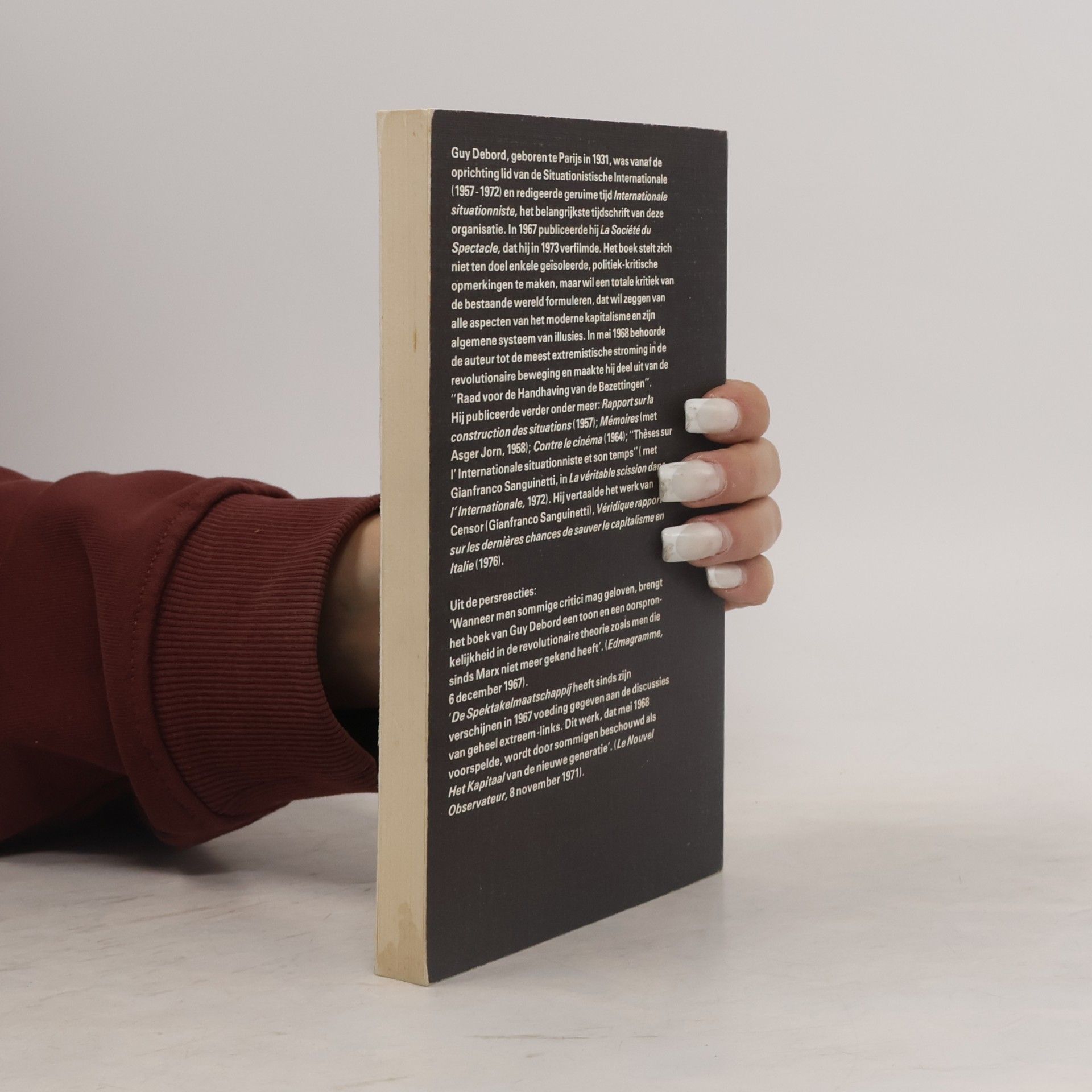 Guy Debord De spektakelmaatschappij
