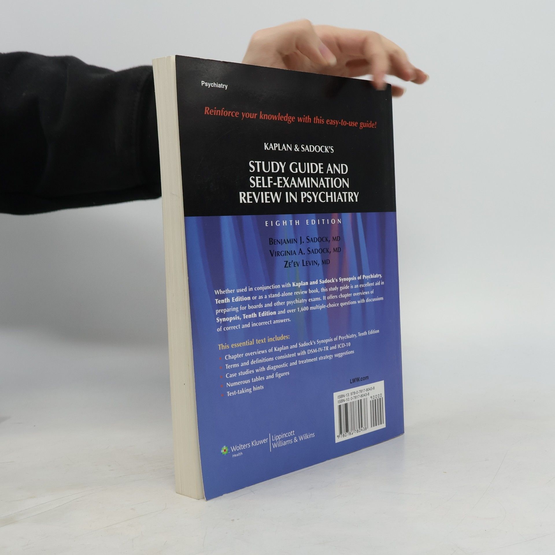 Benjamin J. Sadock Kaplan & Sadock's Study Guide and Self-Examination Review in Psychiatry - Eighth Edition