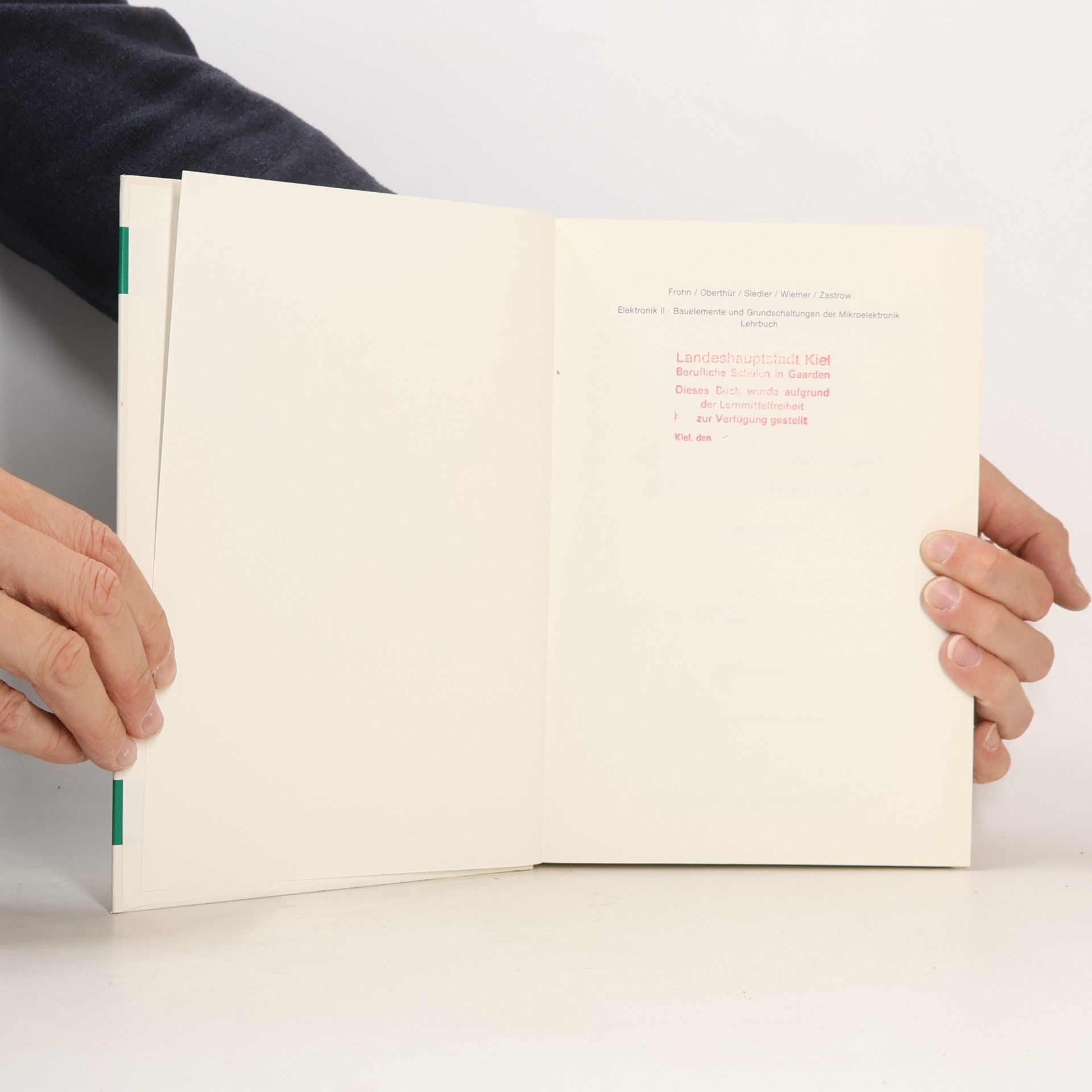 Manfred Frohn Elektronik II. Bauelemente und Grundschaltungen der Mikroelektronik: Lehrbuch - 6. Auflage