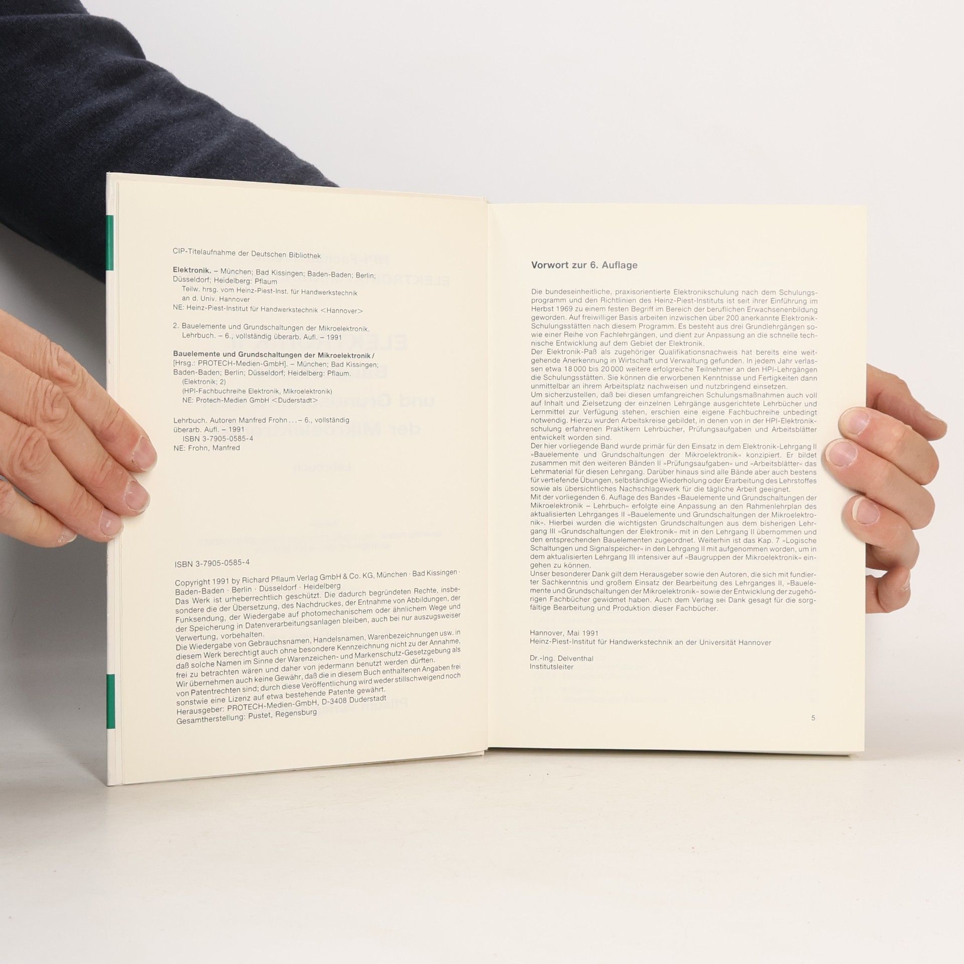 Manfred Frohn Elektronik II. Bauelemente und Grundschaltungen der Mikroelektronik: Lehrbuch - 6. Auflage