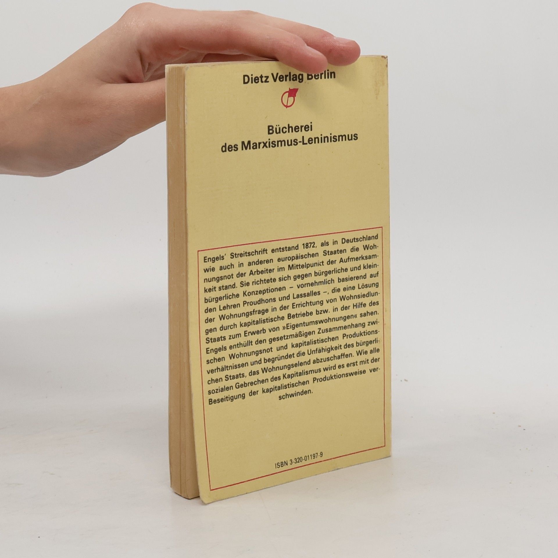 Friedrich Engels Zur Wohnungsfrage