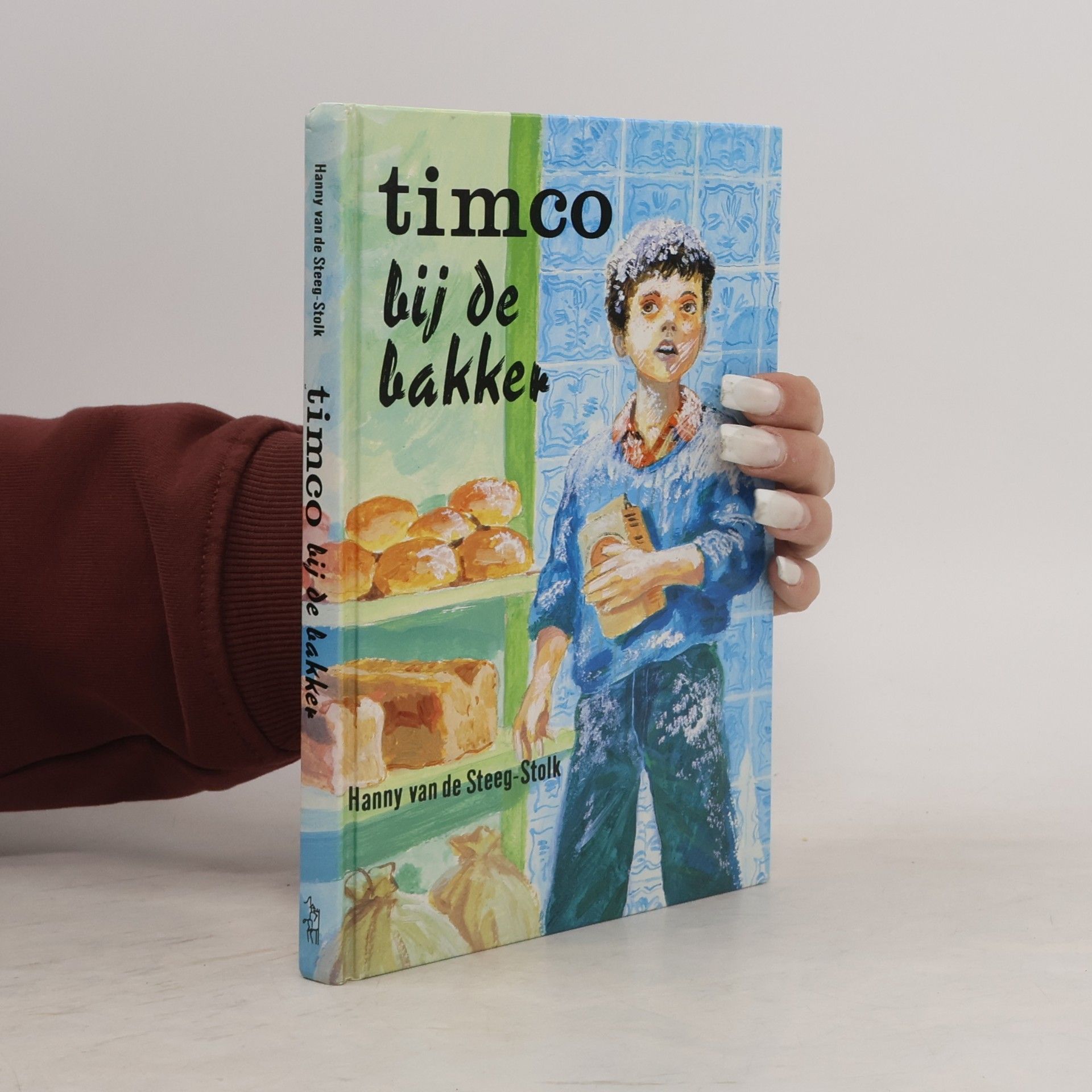 Hanny van de Steeg-Stolk Timco bij de bakker