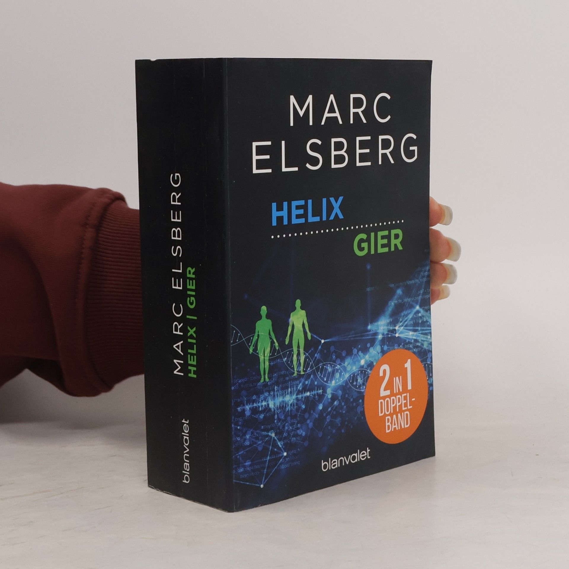 Marc Elsberg Helix, Gier