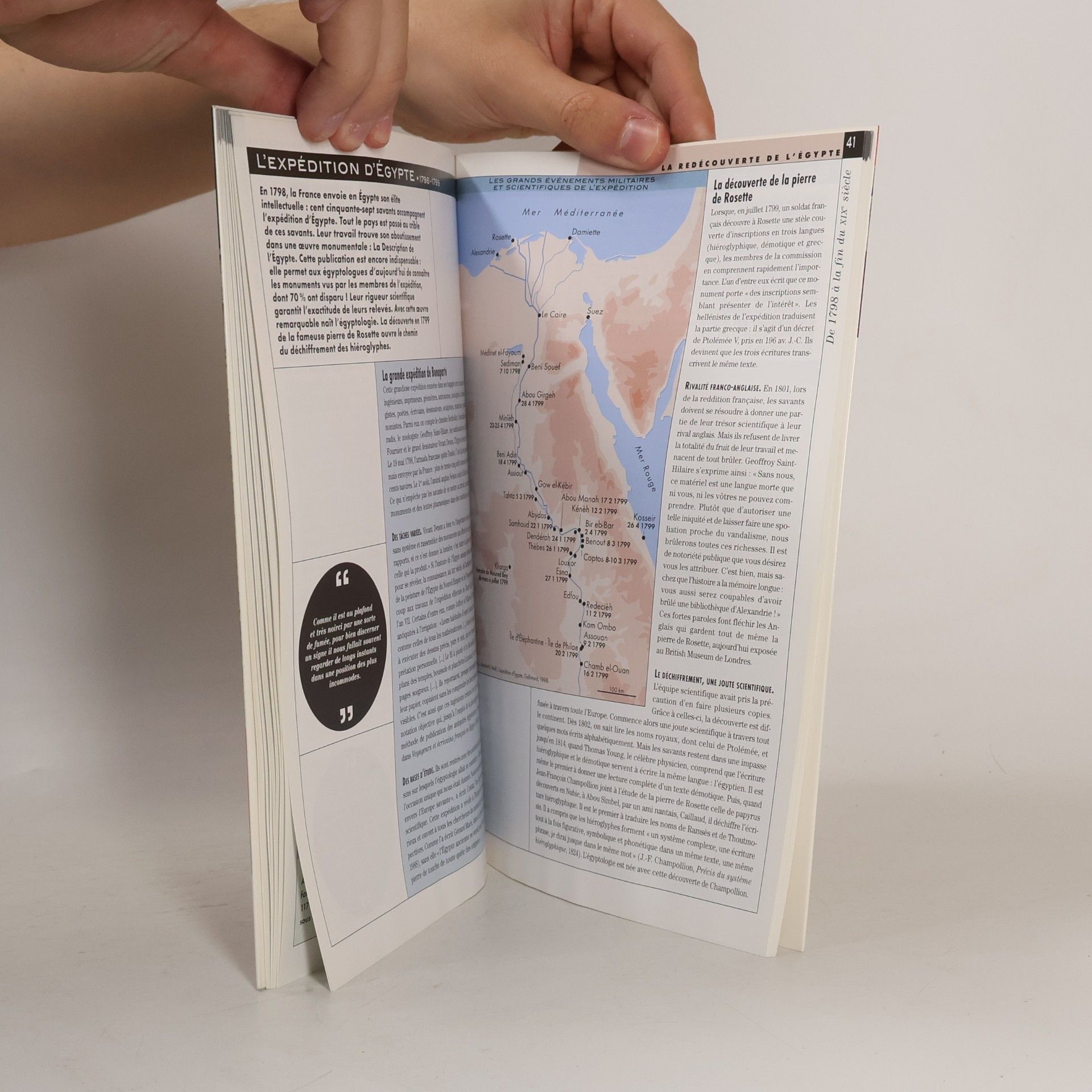 Richard Lebeau Atlas de la découverte de l'Égypte