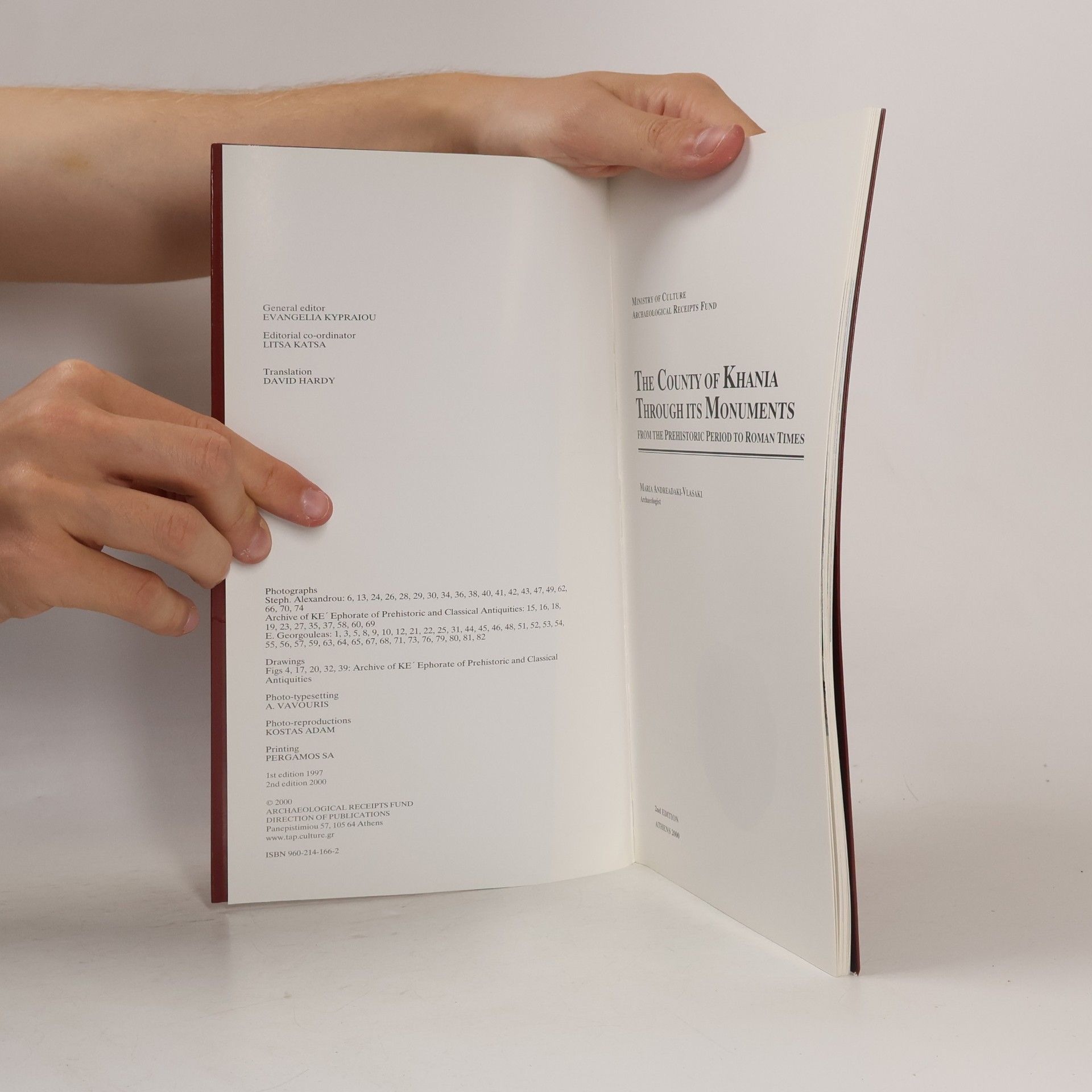 Maria Andreadaki-Vlazaki The County of Khania Through Its Monuments