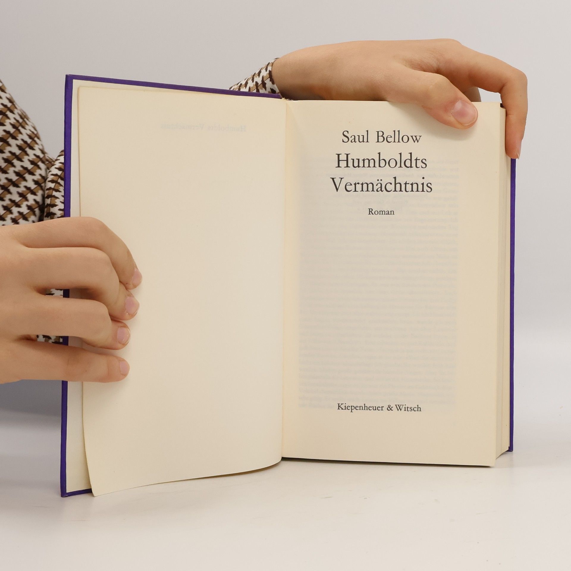 Saul Bellow Humboldts Vermächtnis