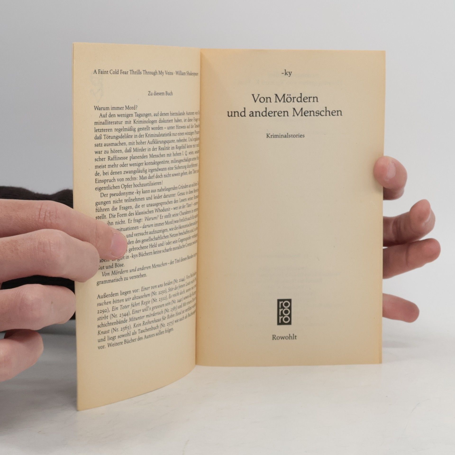 kolektiv Von Mördern und anderen Menschen