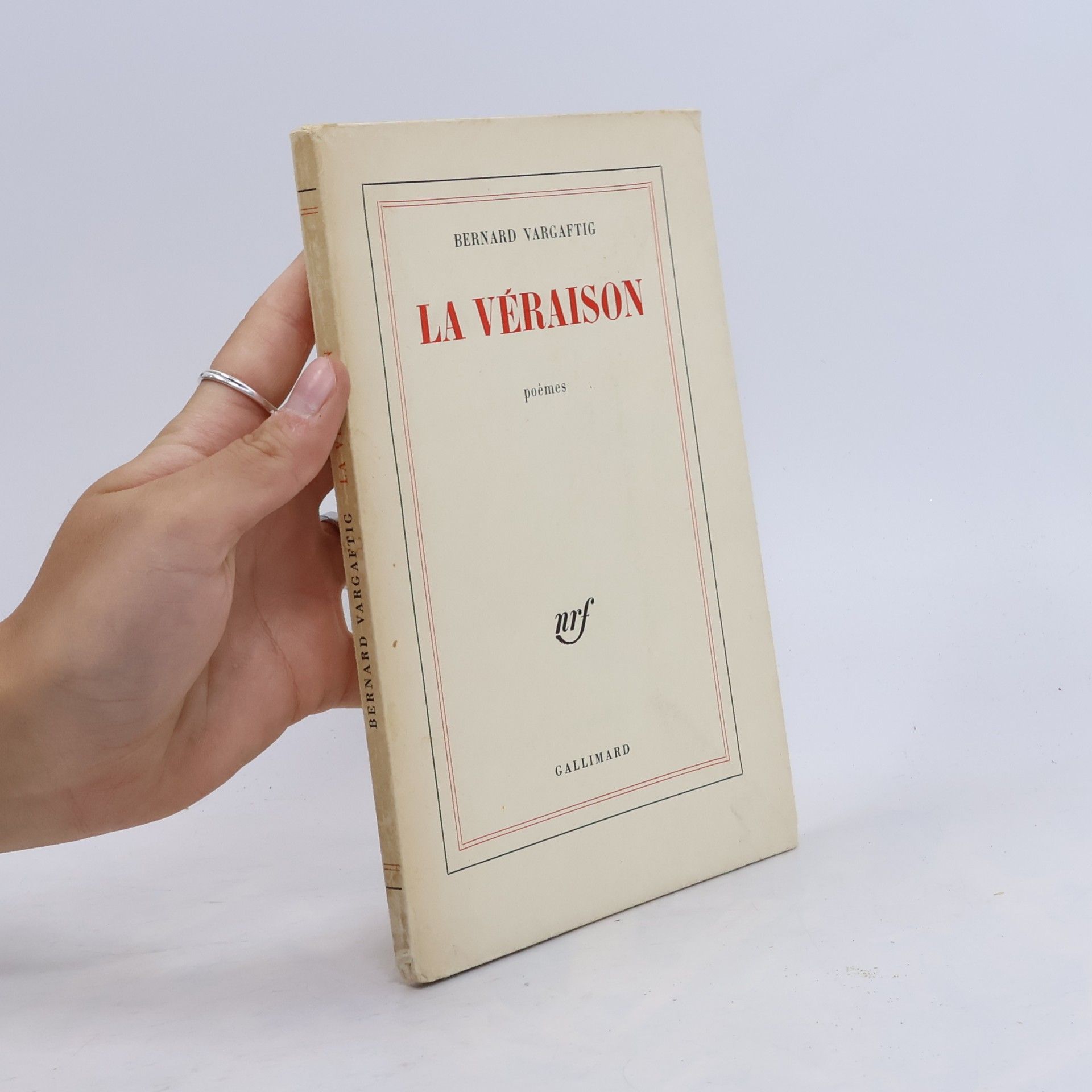 Bernard Vargaftig La véraison