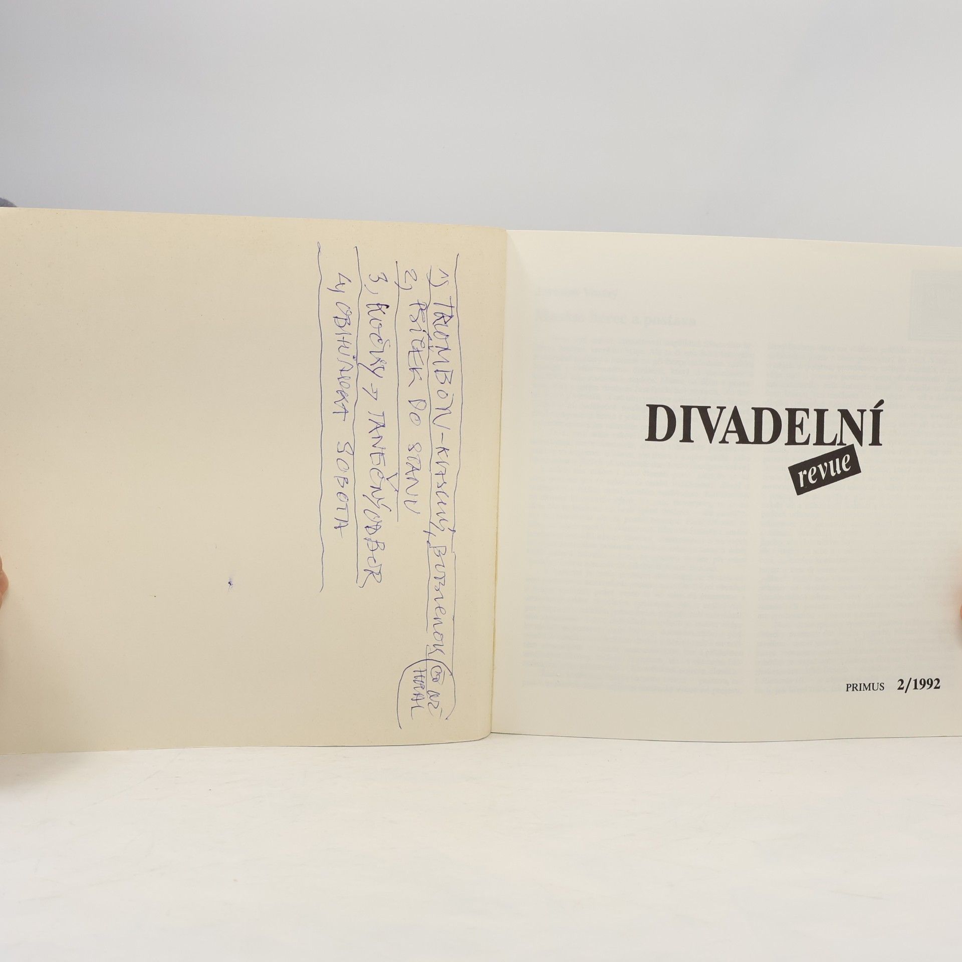 kolektiv Divadelní revue 2/1992
