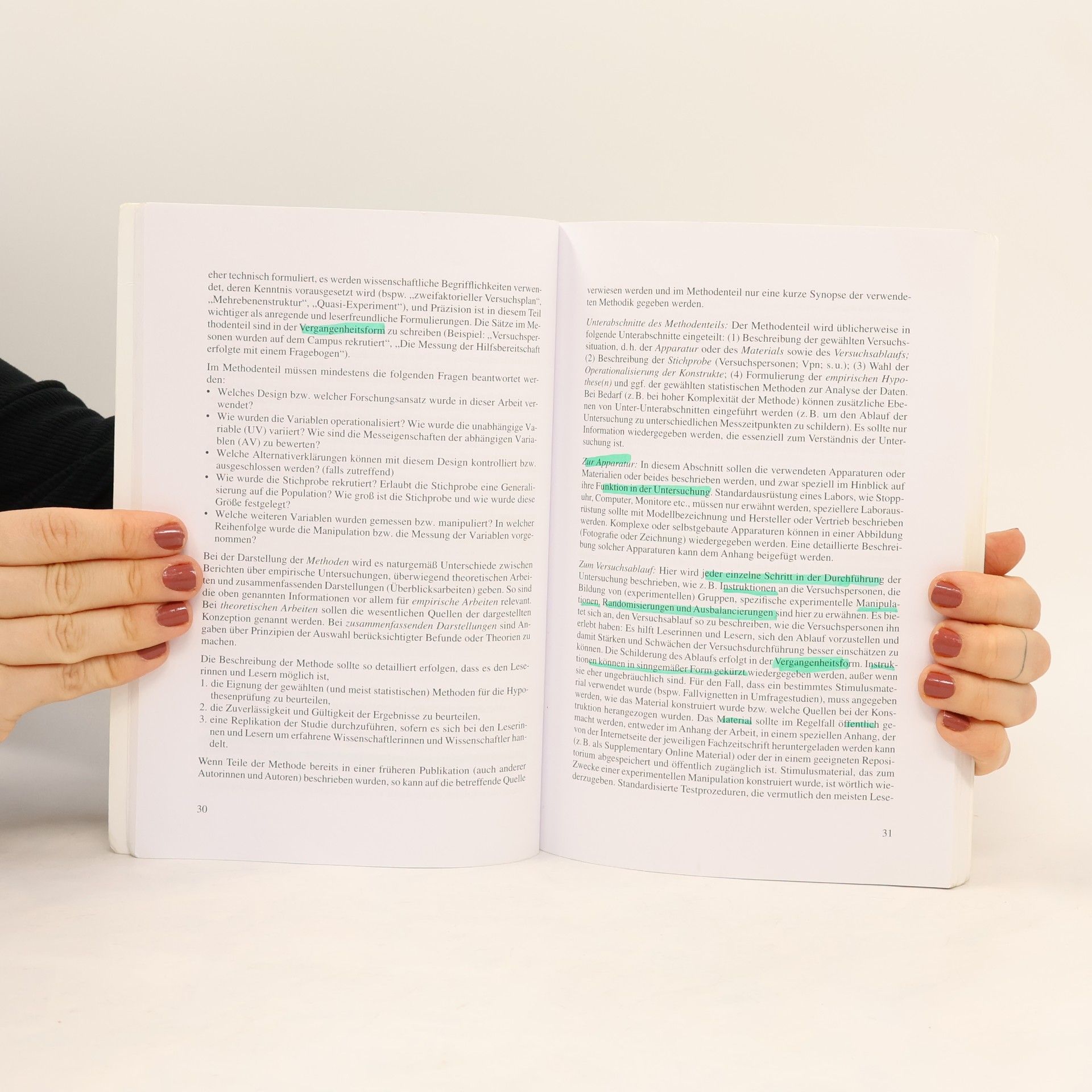 Richtlinien zur Manuskriptgestaltung