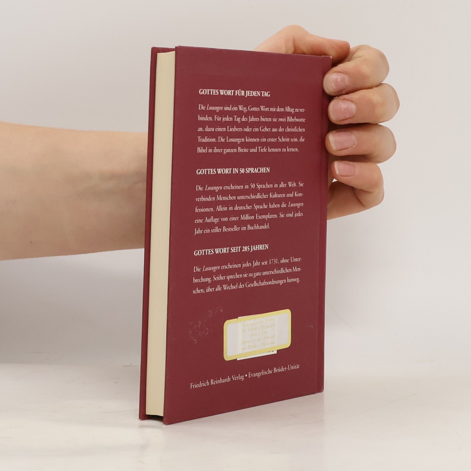 Unknown Author Die Losungen, Großdruckausgabe 2015
