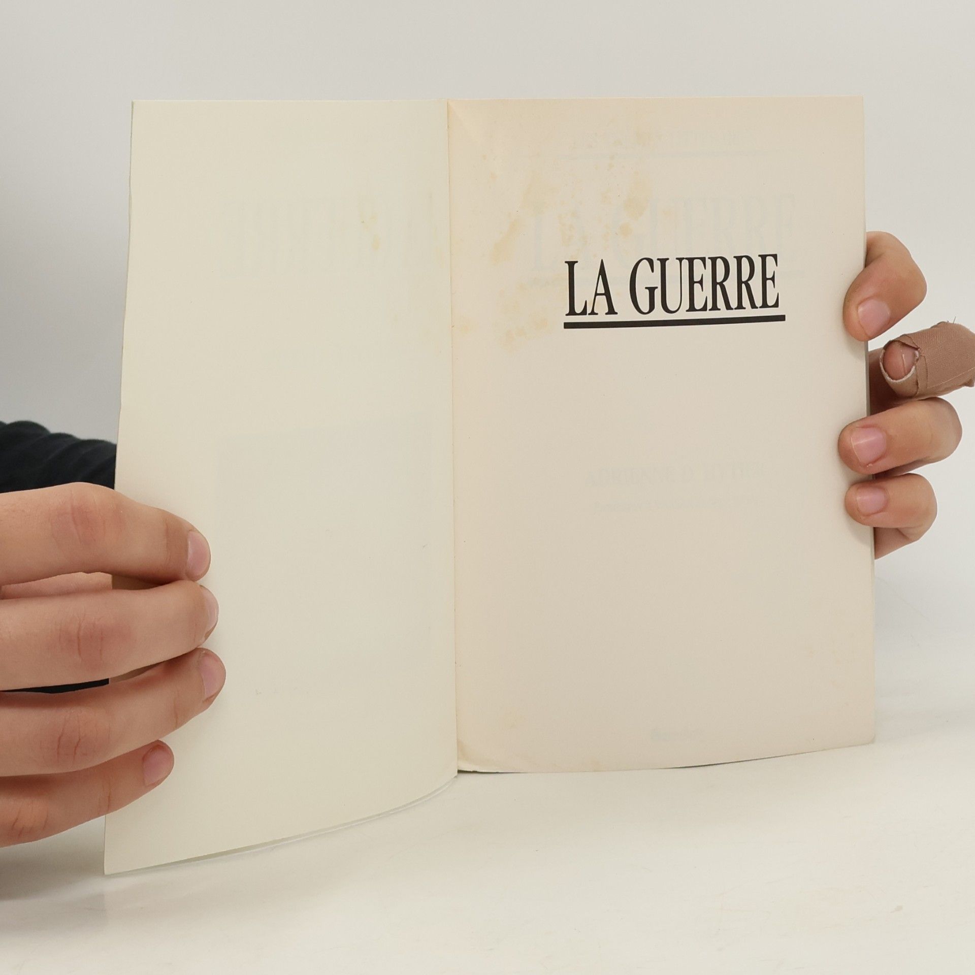 Adrienne Hytier HYTIER/LA GUERRE