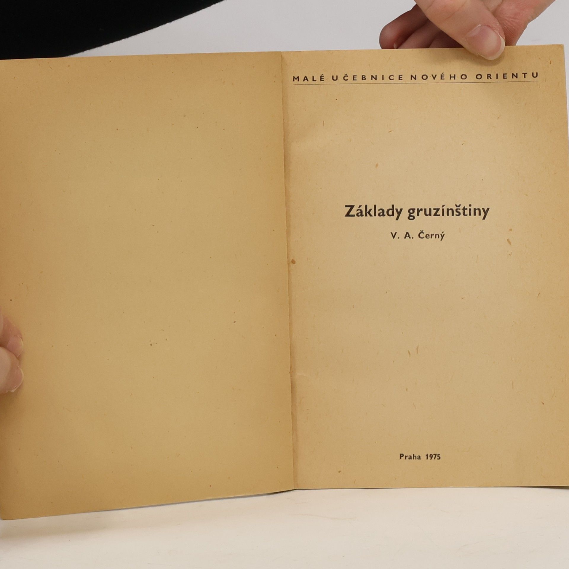 Václav A. Černý Základy gruzínštiny