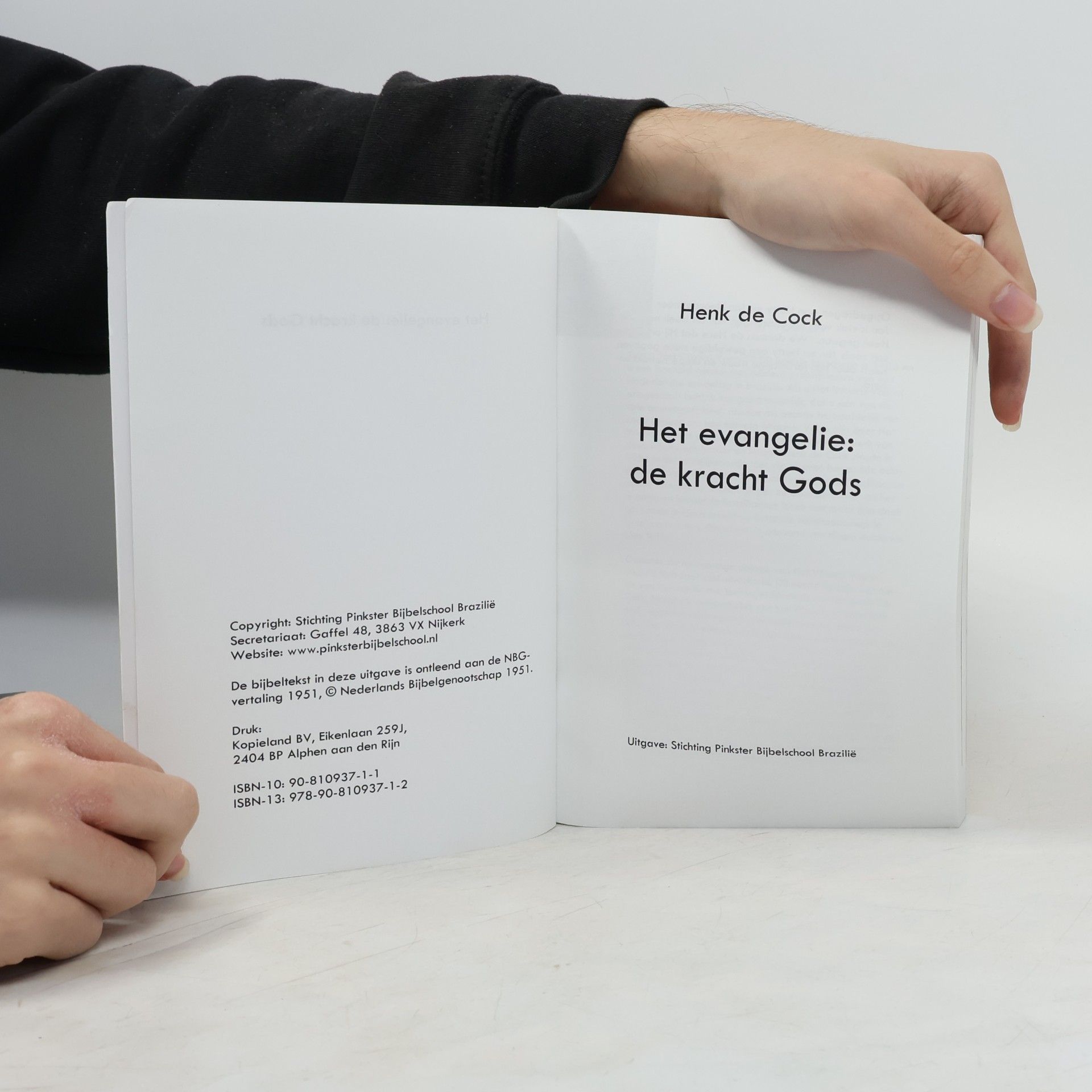 Henk de Cock Het evangelie: de kracht Gods
