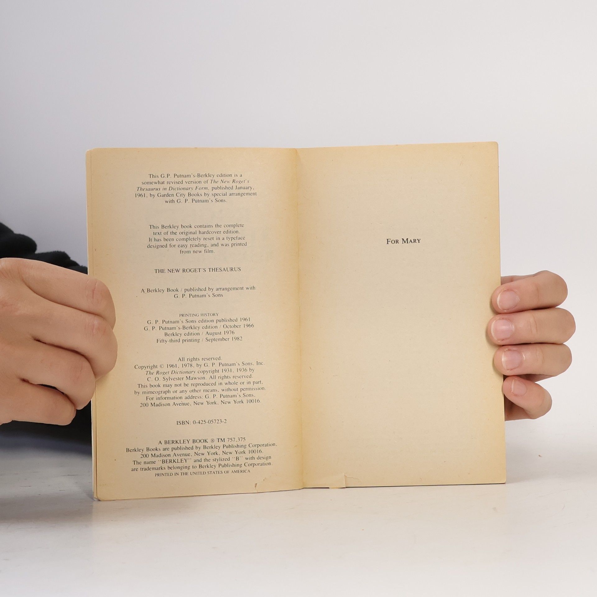 Norman Lewis New Rogets Thesaurus - Revised Edition