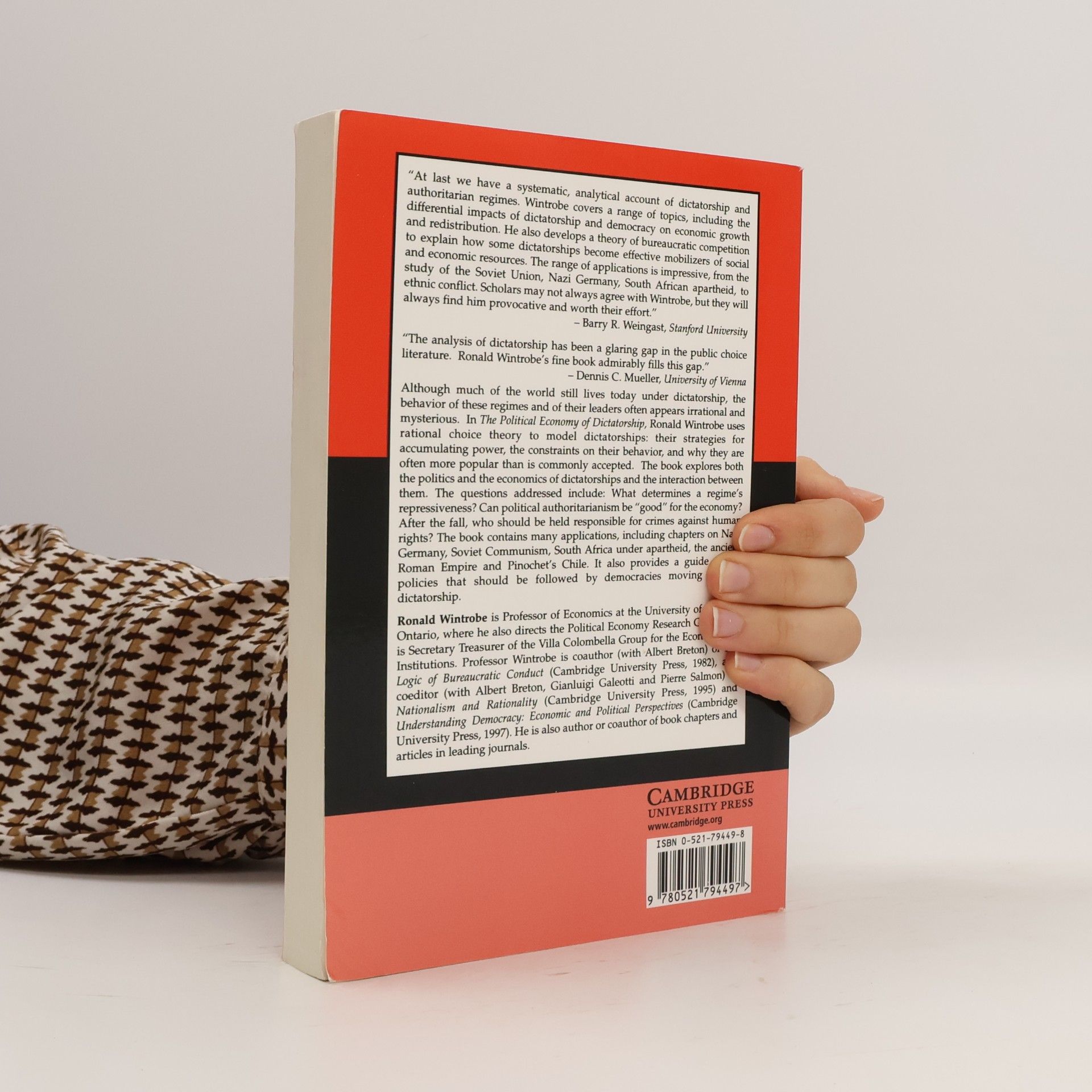Ronald Wintrobe The Political Economy of Dictatorship