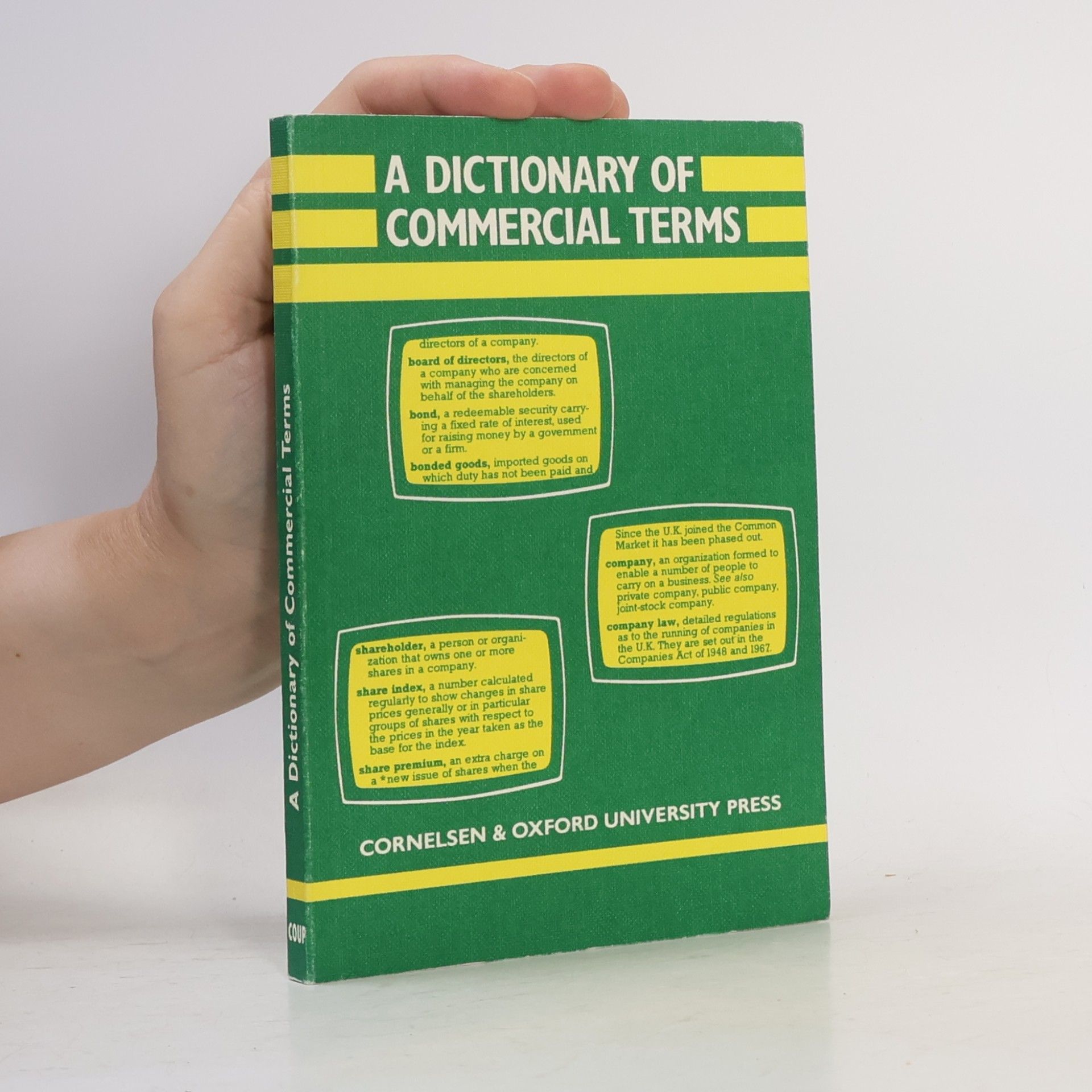 A Dictionary of Commercial Terms