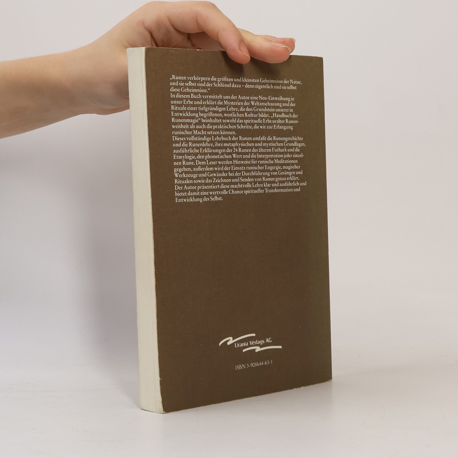 Stephen Edred Flowers Handbuch der Runen-Magie