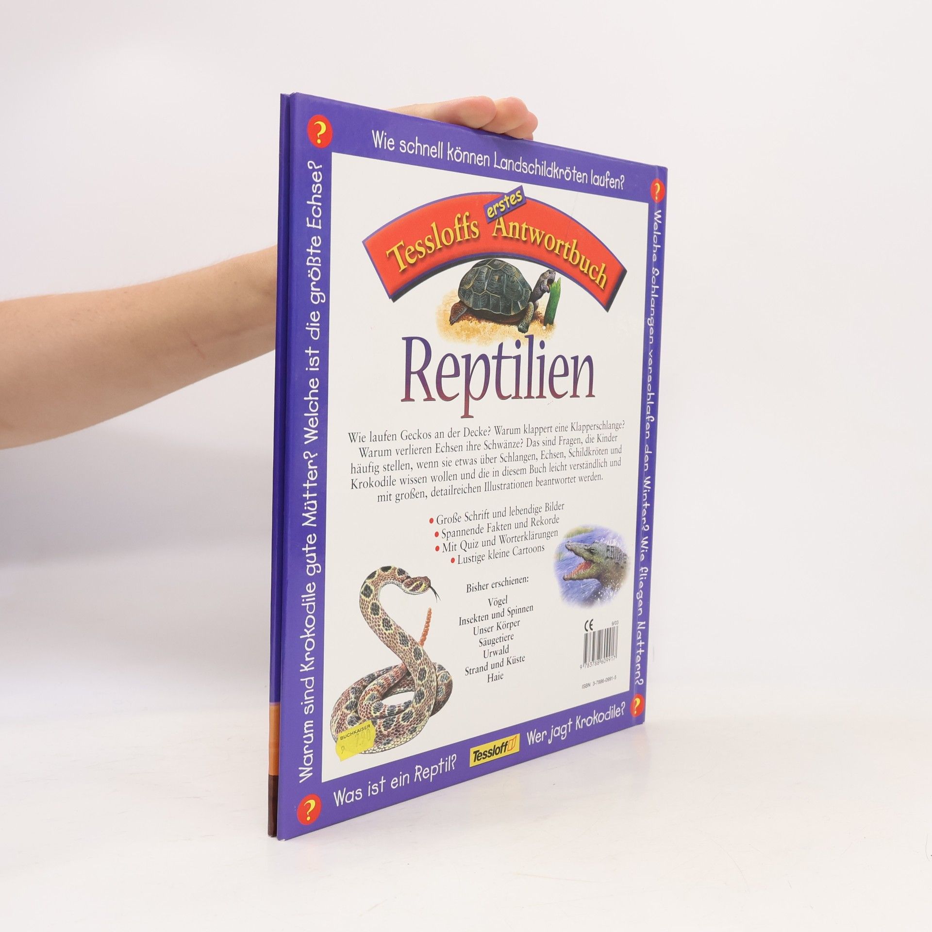 Claire Llewellyn Reptilien. Tessloffs erstes Antwortbuch
