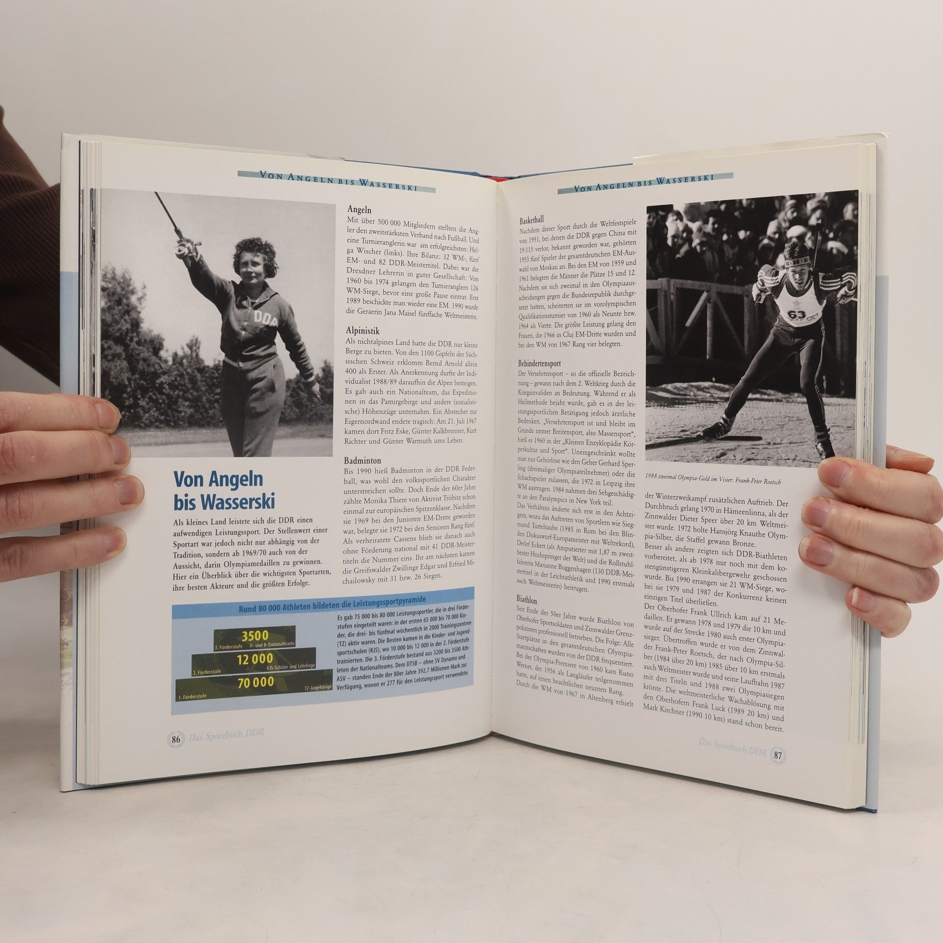 Volker Kluge Das Sportbuch DDR