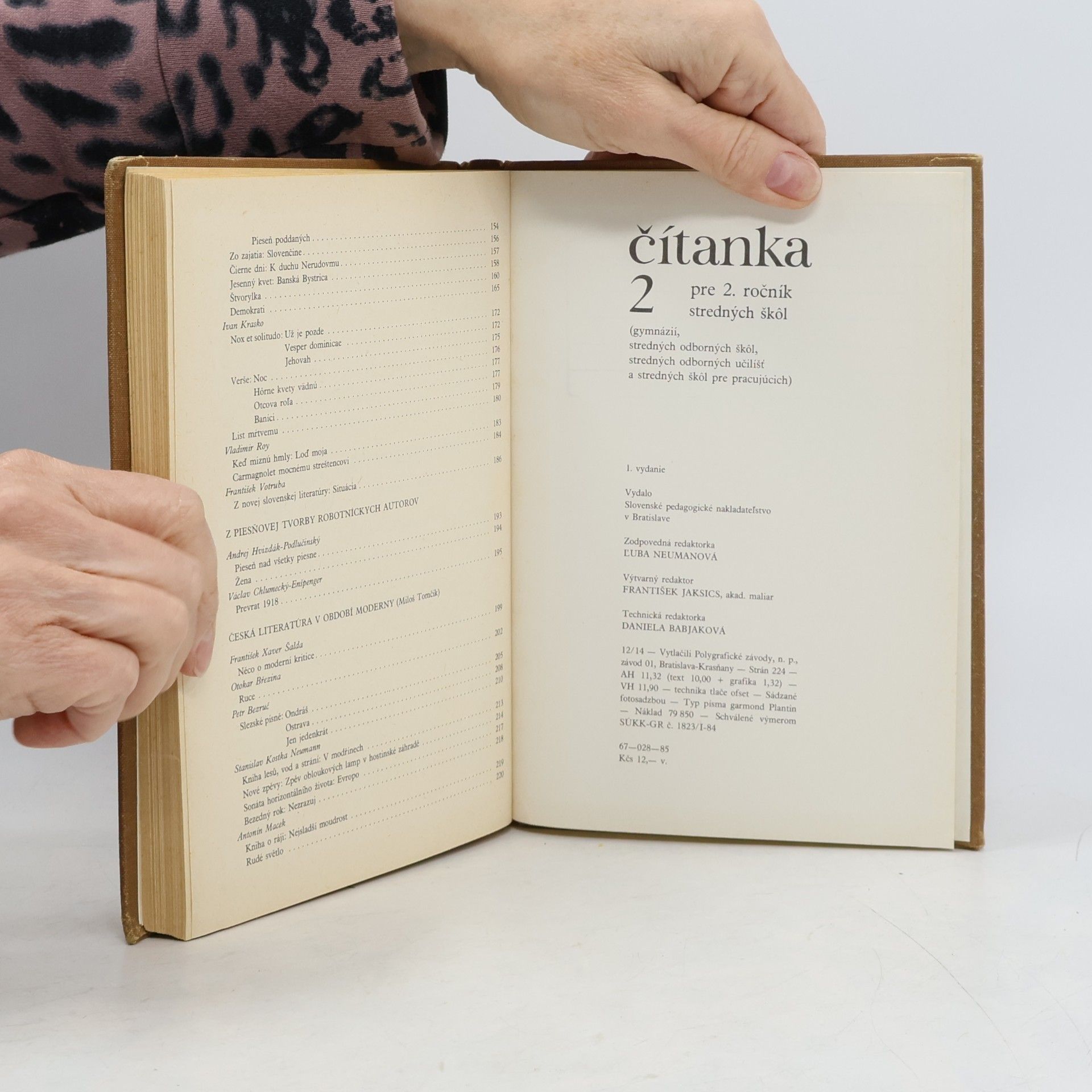 Various authors Čítanka 2 pre 2. ročník stredných škol