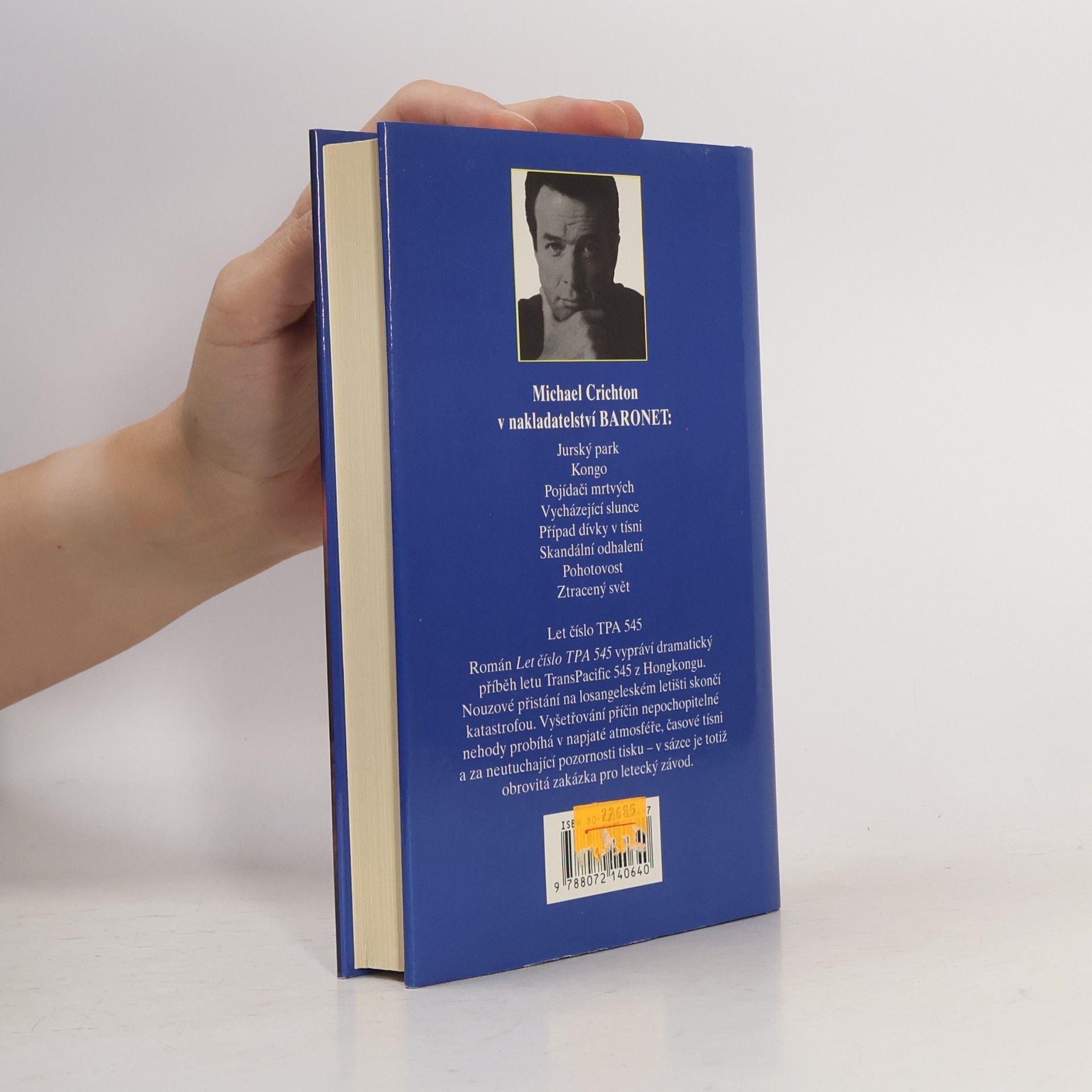 Michael Crichton Let číslo TPA 545