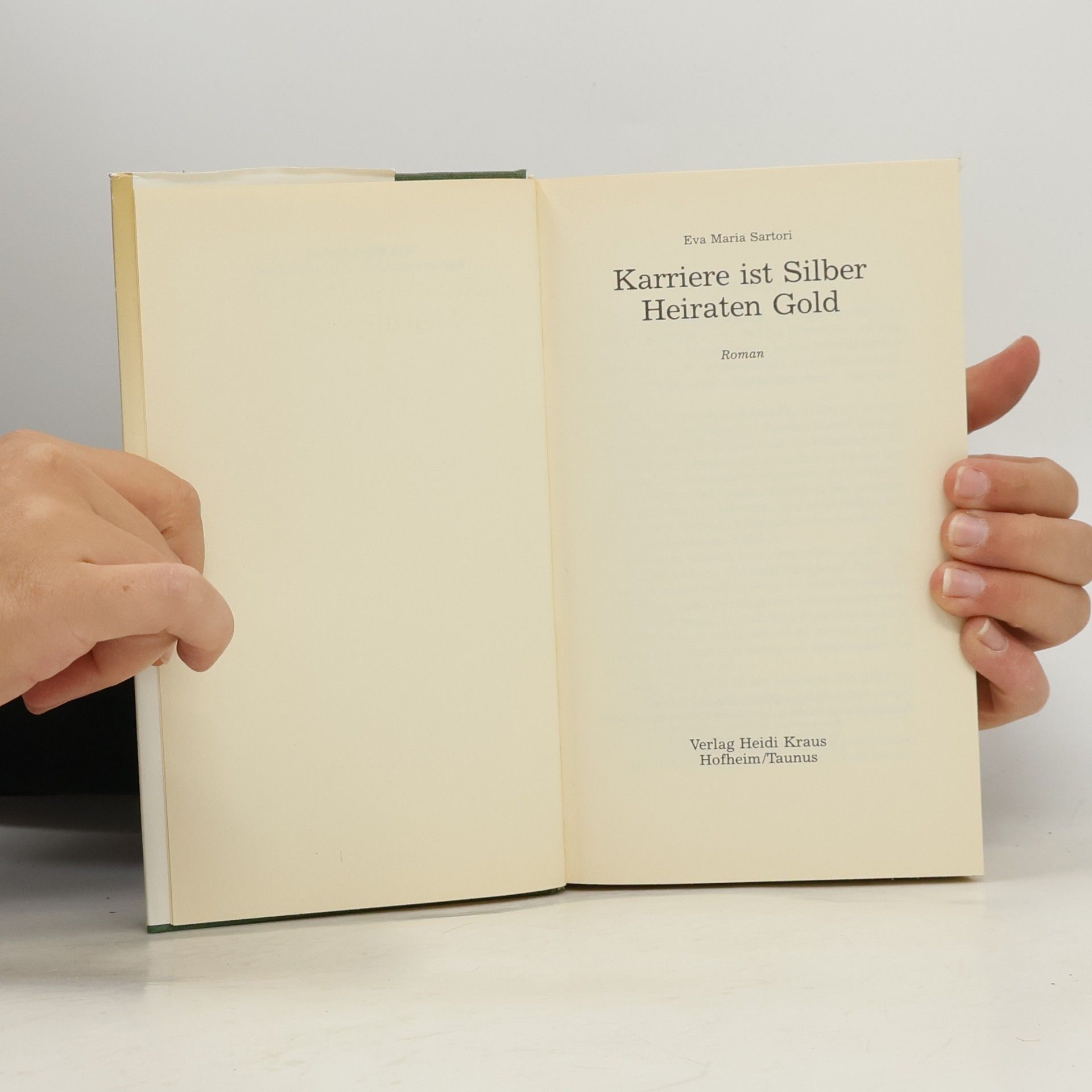 Eva Maria Sartori Karriere ist silber, Heiraten gold