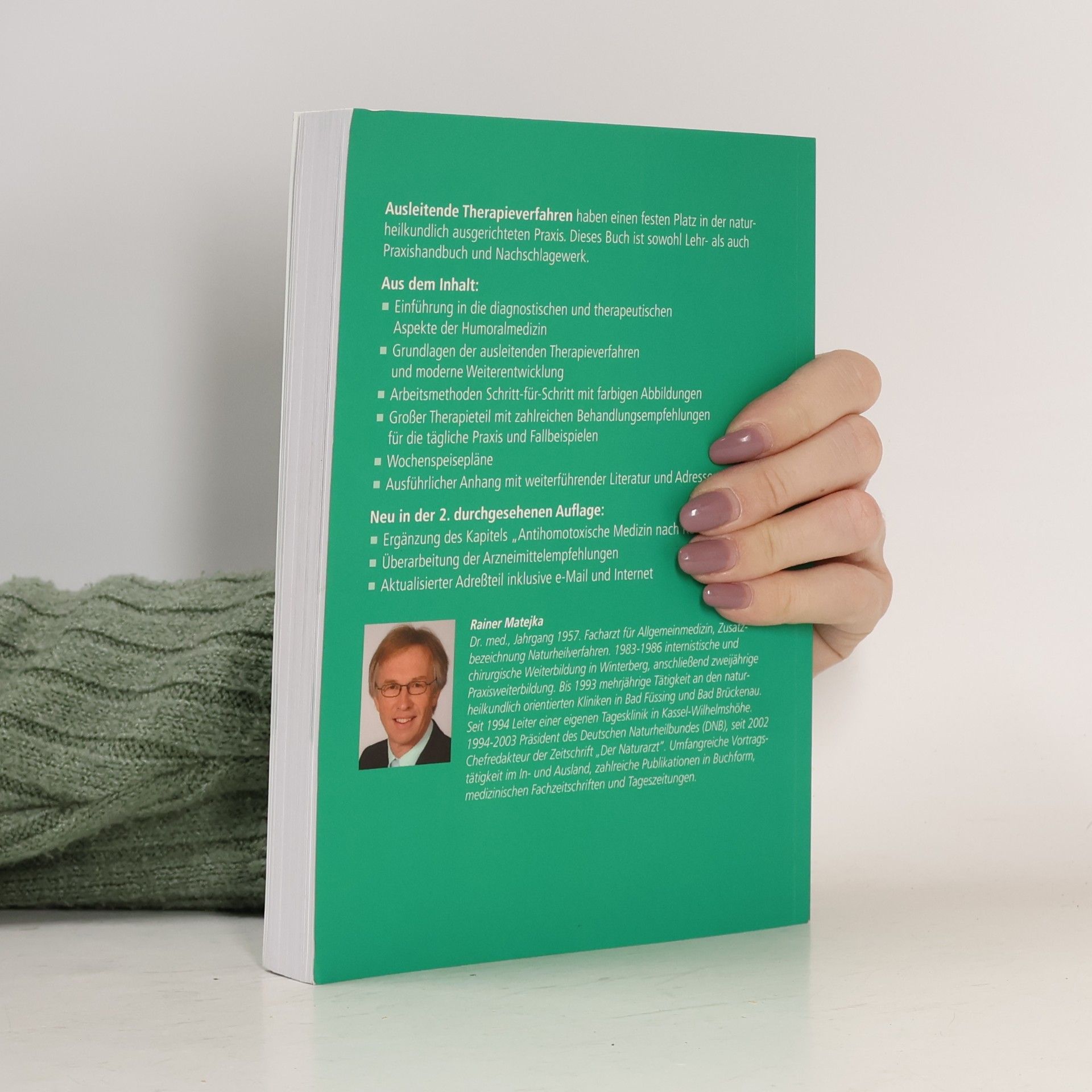 Rainer Matejka Ausleitende Therapieverfahren