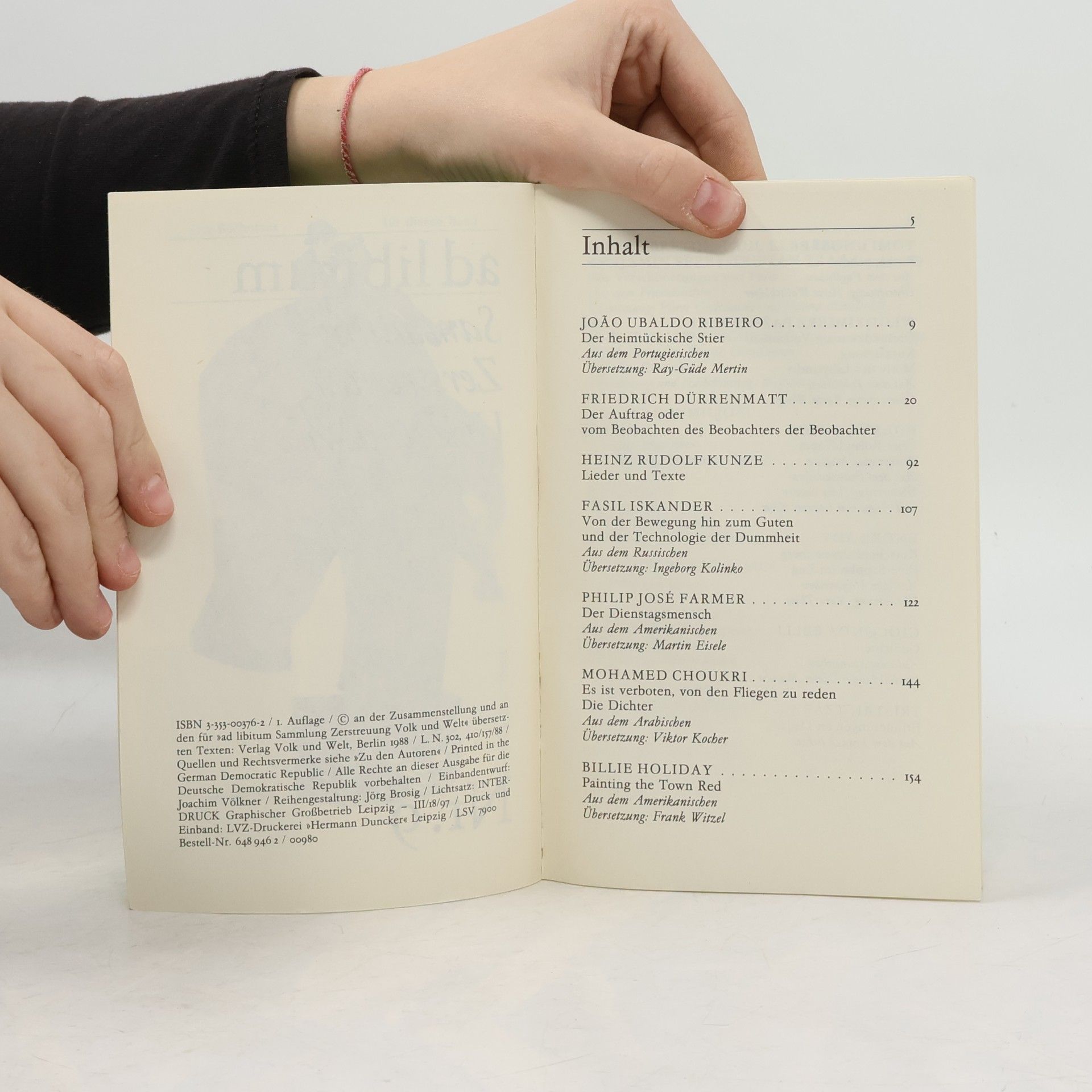 Autorenkollektiv Ad Libitum. Sammlung Zerstreuung 9