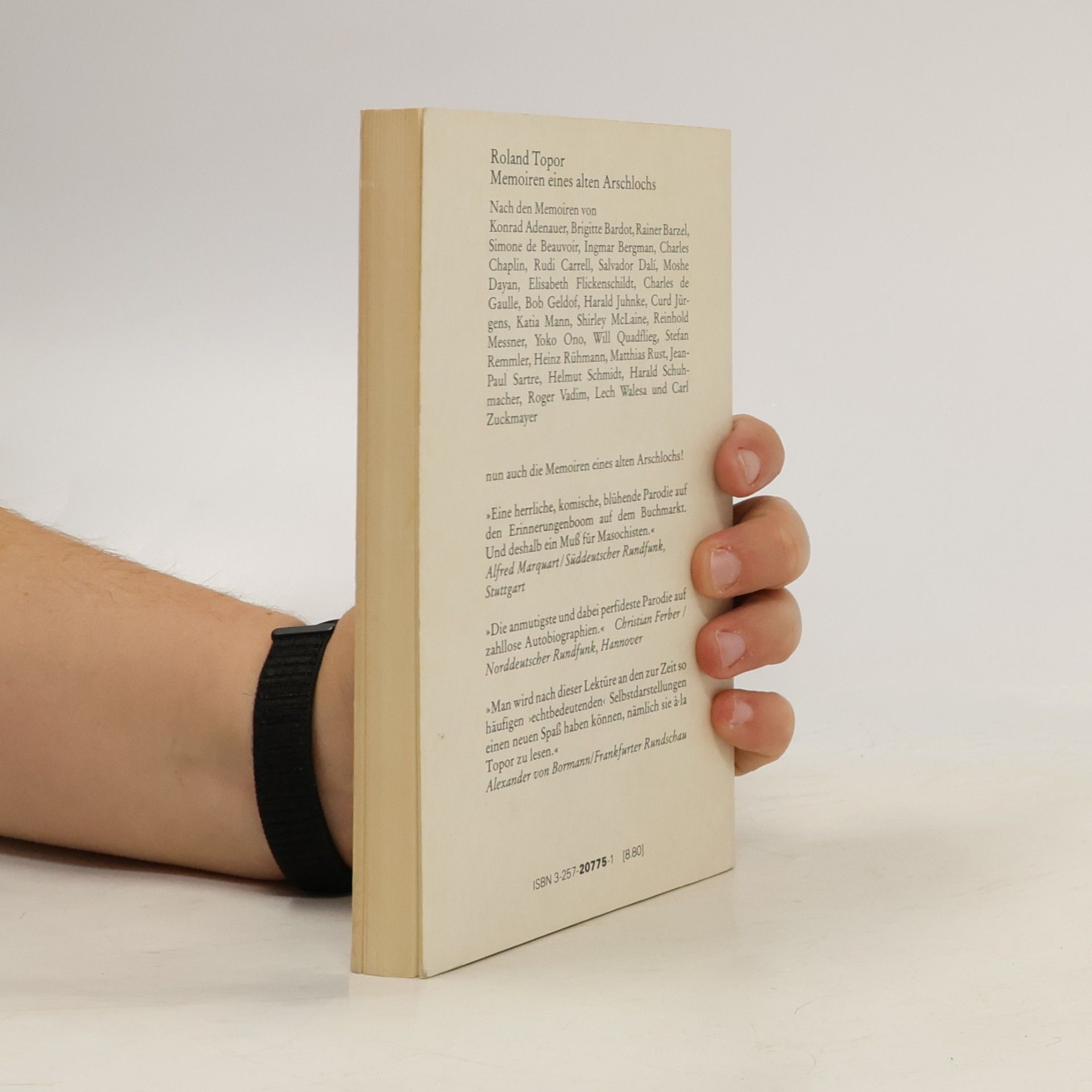 Roland Topor Memoiren eines alten Arschlochs