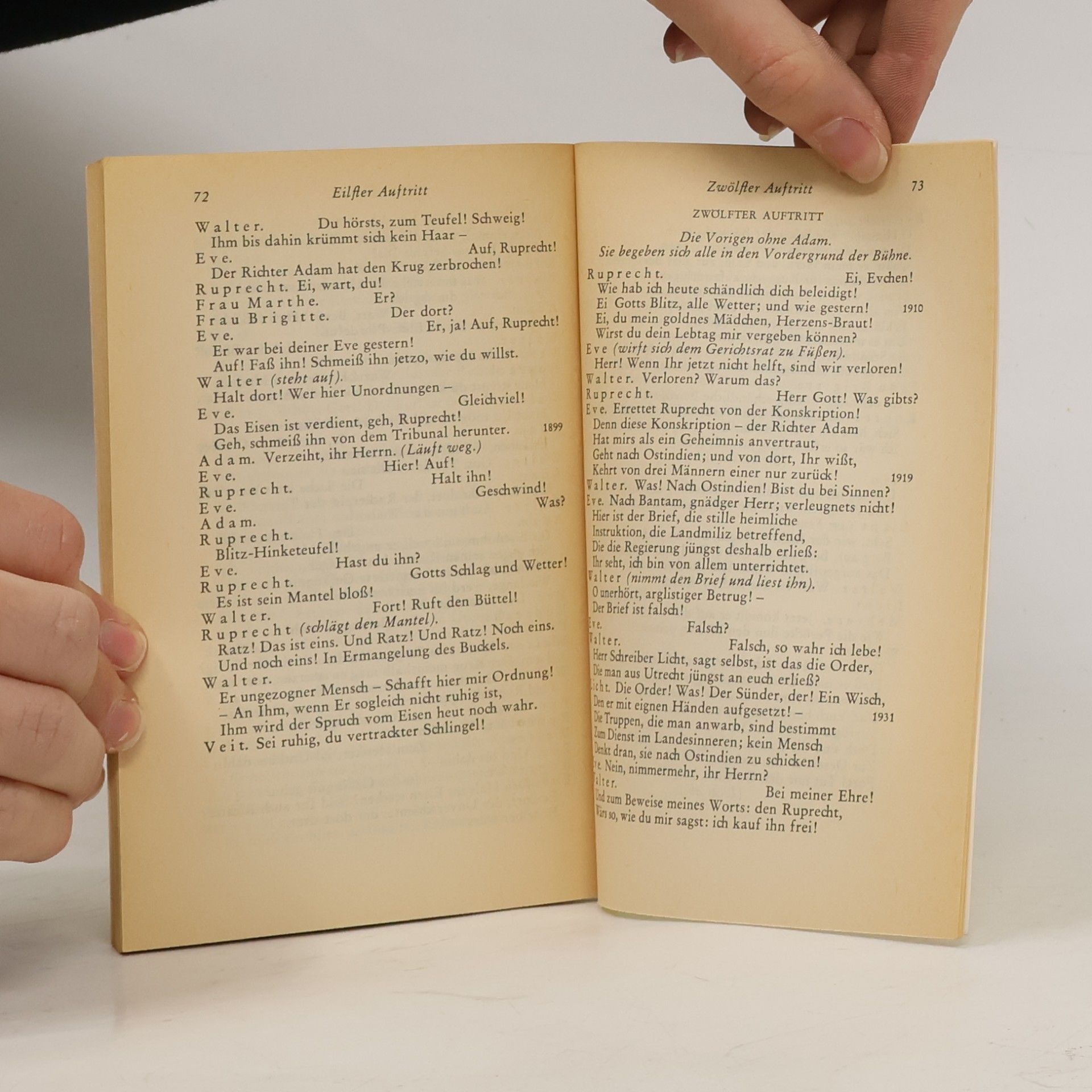 Heinrich von Kleist Der zerbrochne Krug