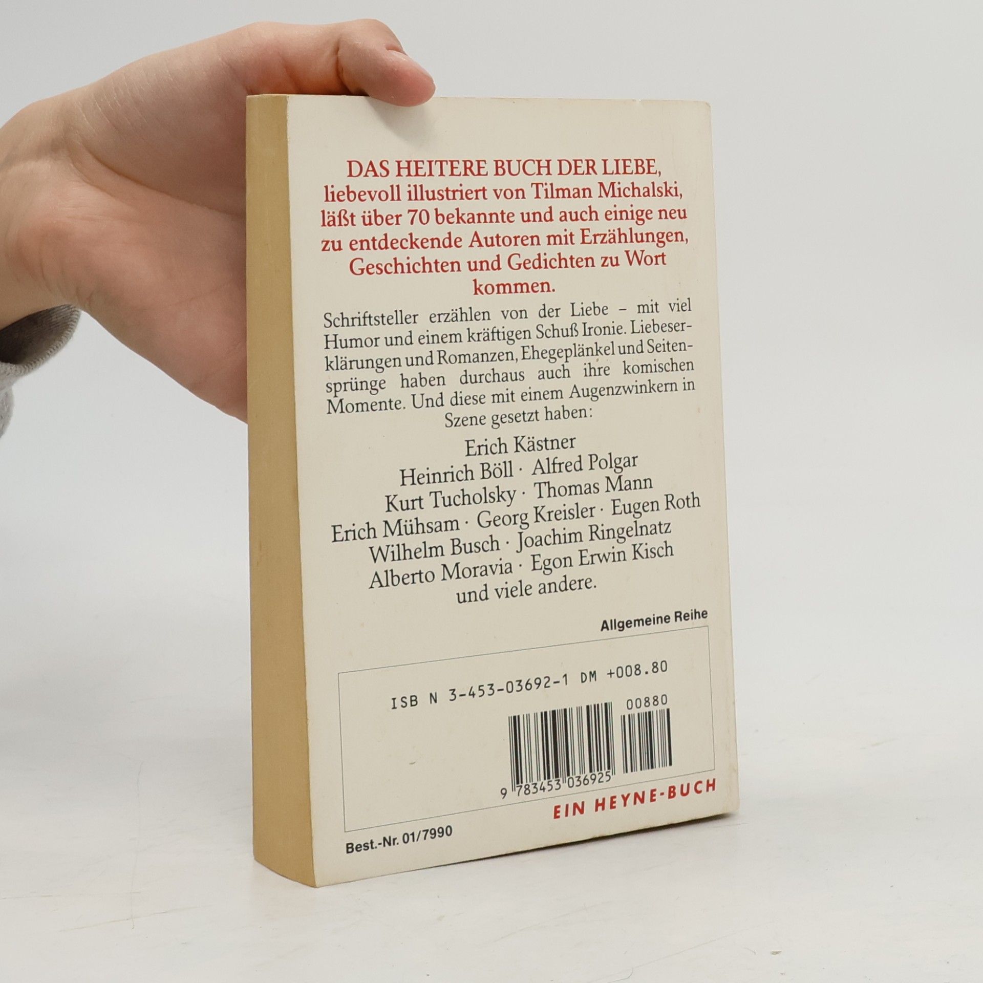 Klaus Waller Das heitere Buch der Liebe. Ein Lesebuch.