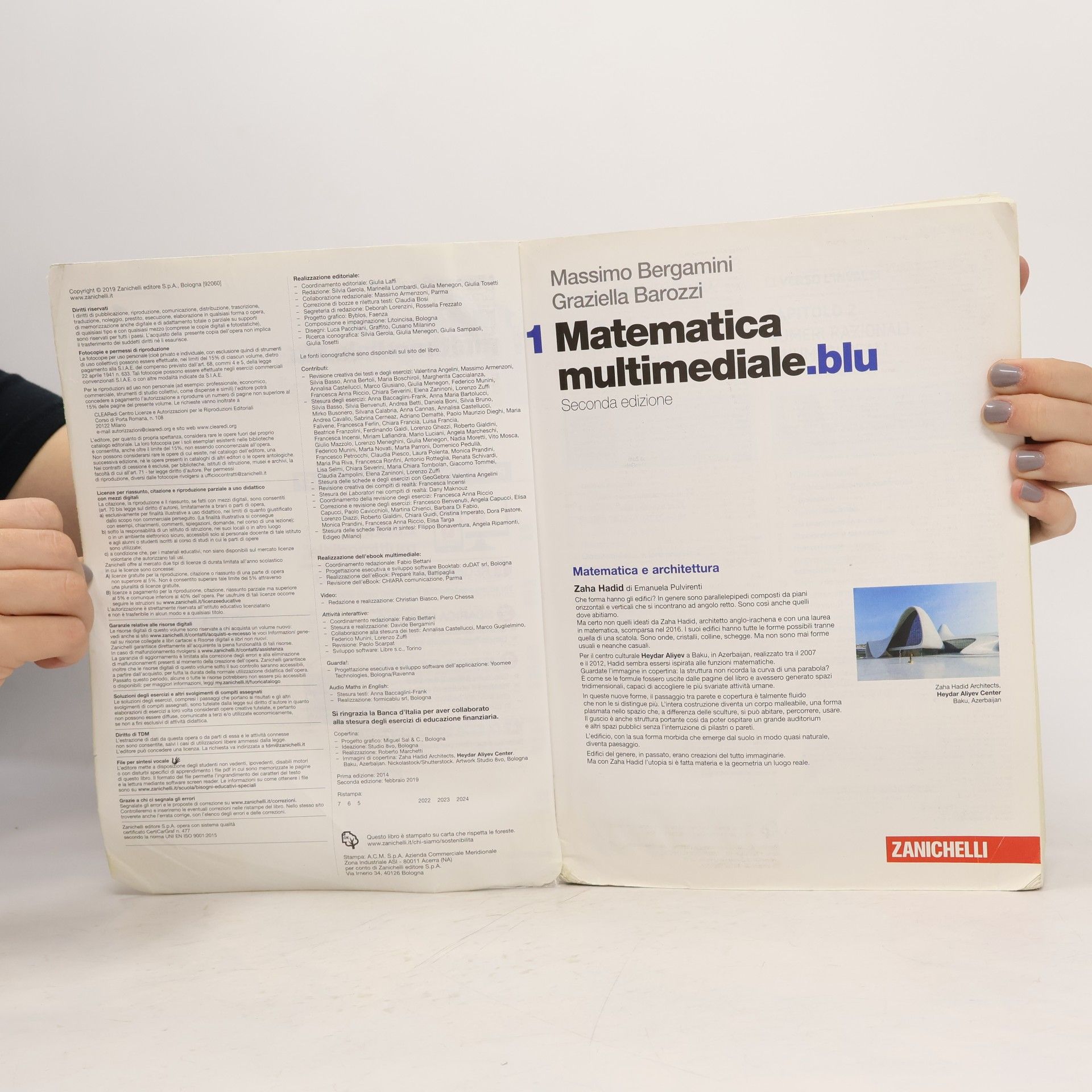 Massimo Bergamini Matematica multimediale.blu 1