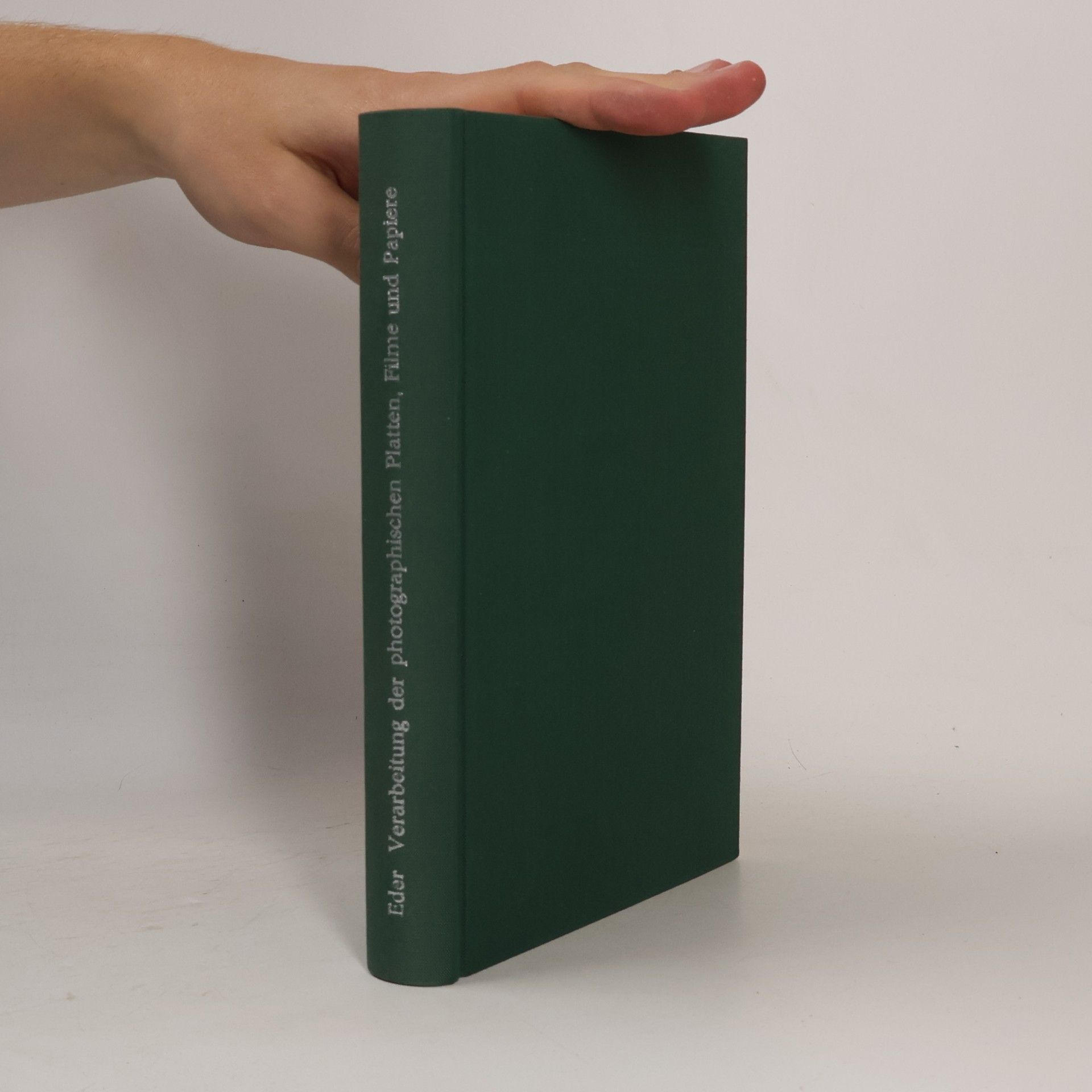 Verarbeitung der photographischen Platten, Filme und Papiere
