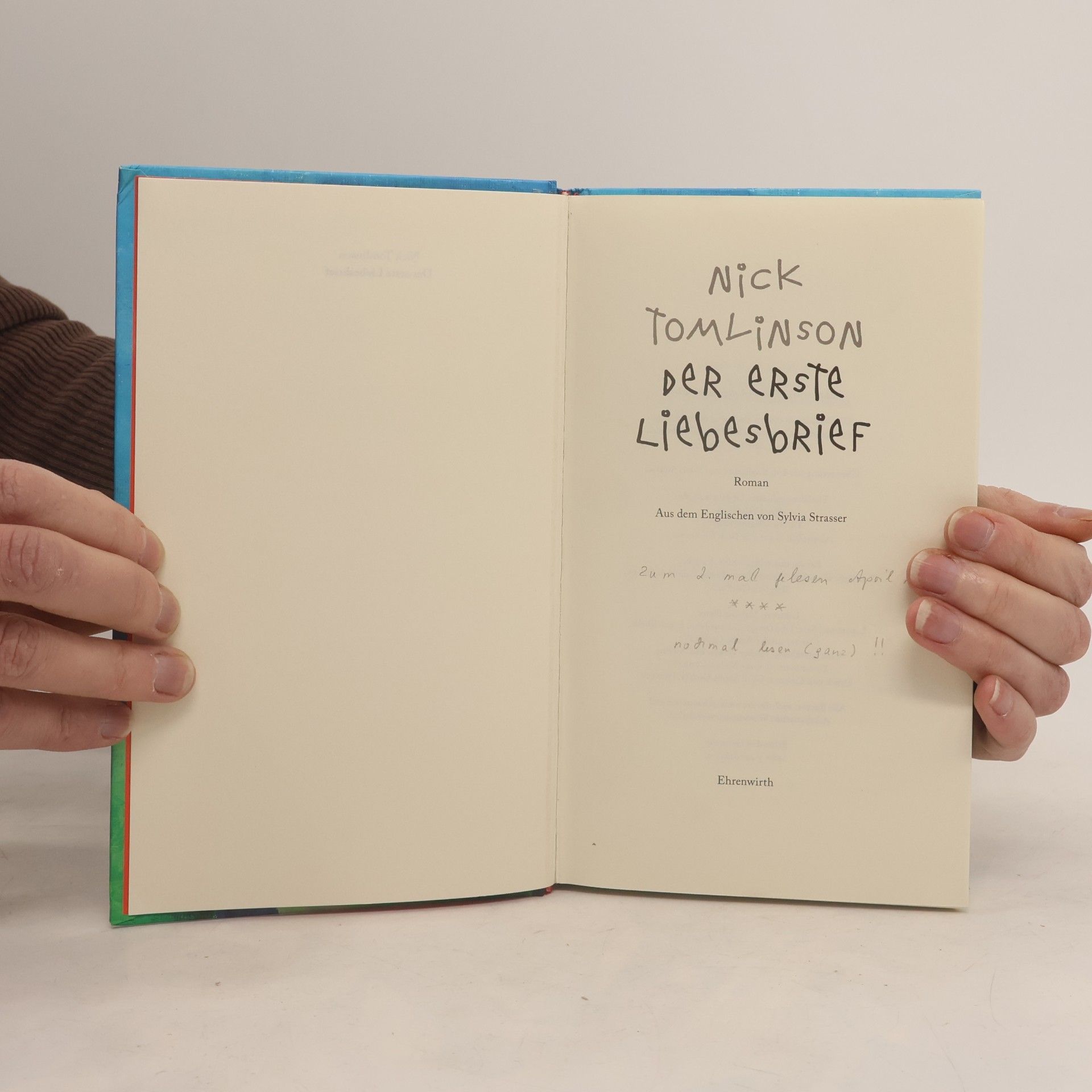 Nick Tomlinson Der erste Liebesbrief