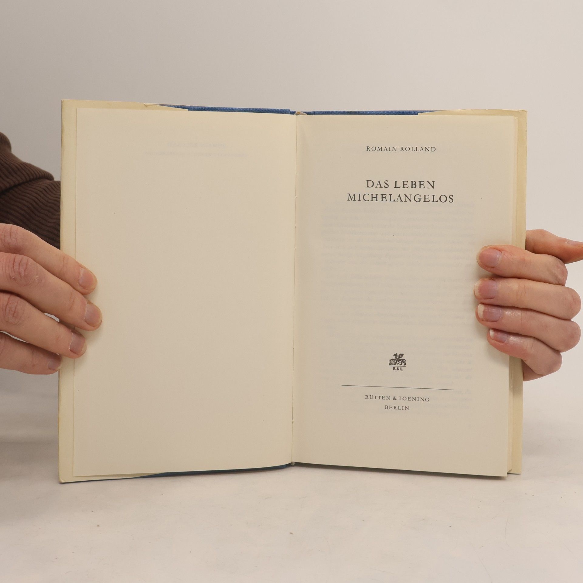 Romain Rolland Das Leben Michelangelos