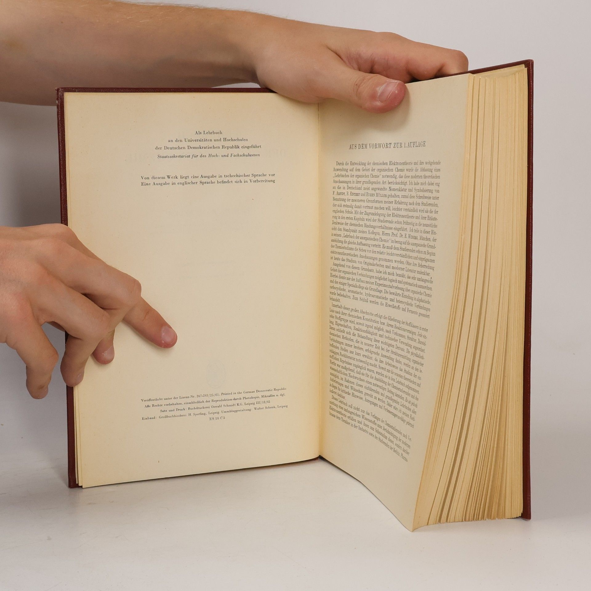 Hans Beyer Lehrbuch der organischen Chemie
