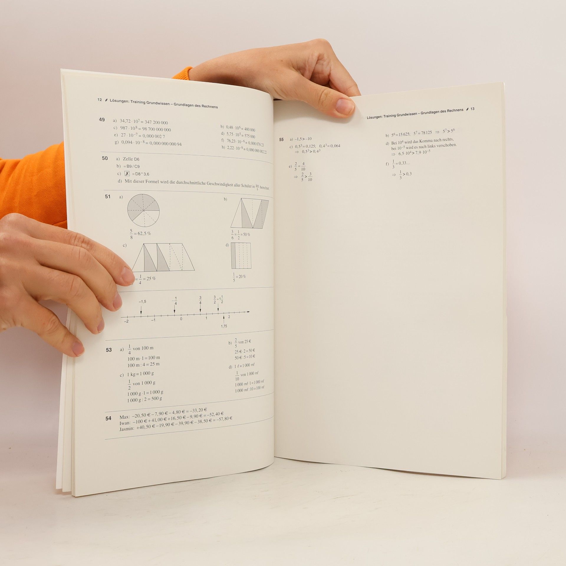 Autorenkollektiv Training Hauptschulabschluss 2019 - Nordrhein-Westfalen - Mathematik 10. Klasse, Lösungen